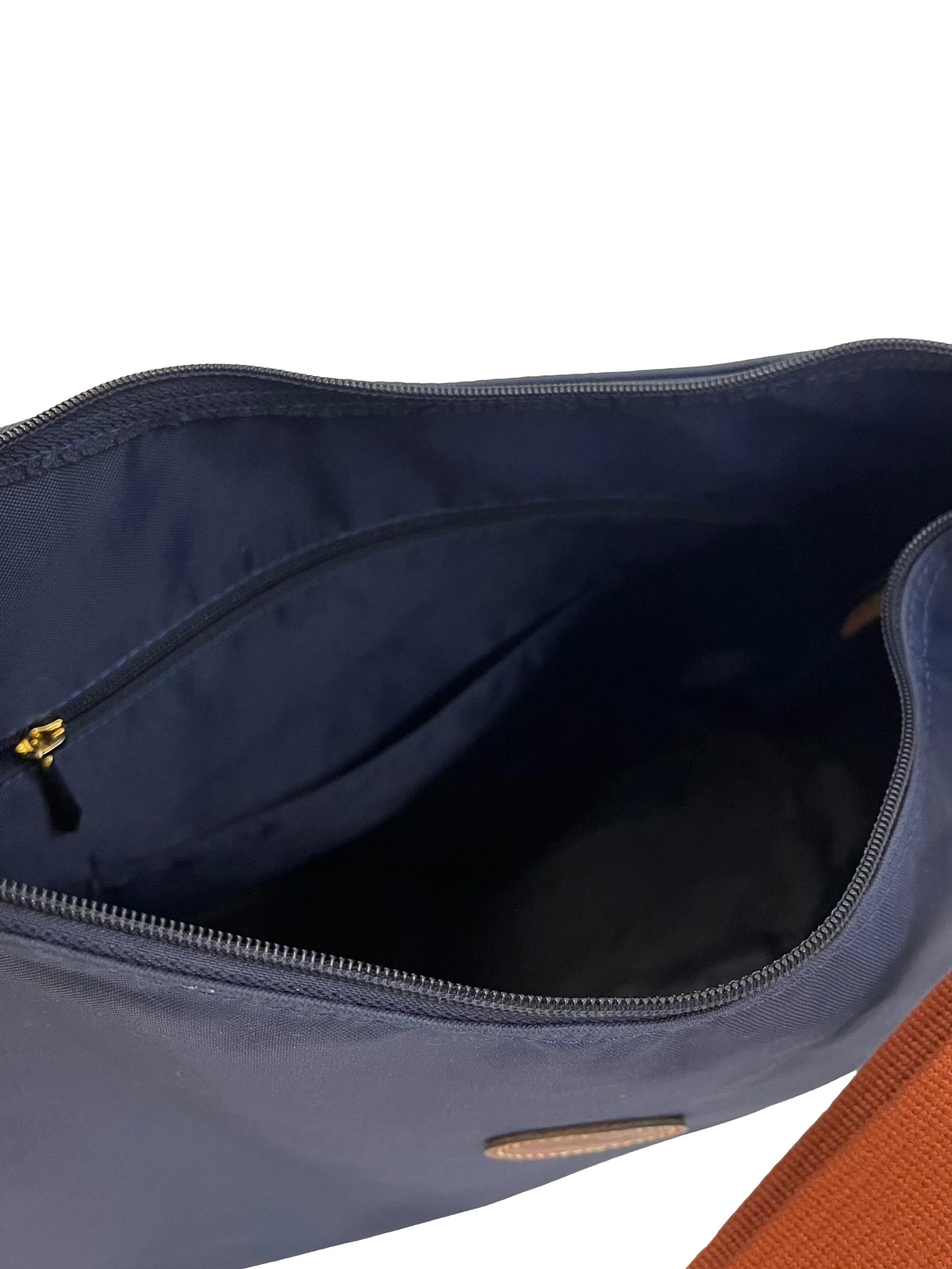 Navy Blue Le Pliage Hobo Bag - Image 9