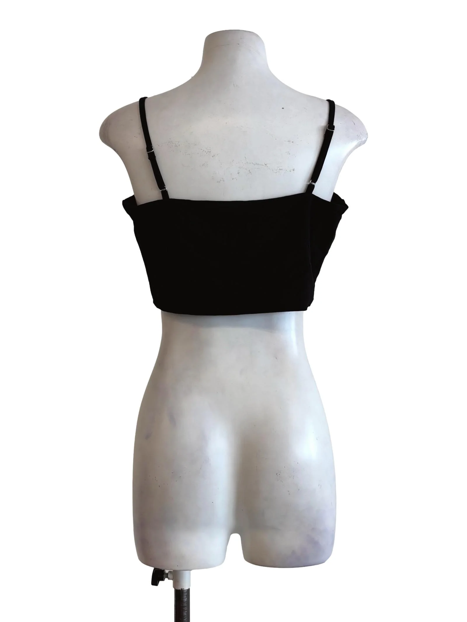 Night Black Spaghetti Strap Camisole - Image 2
