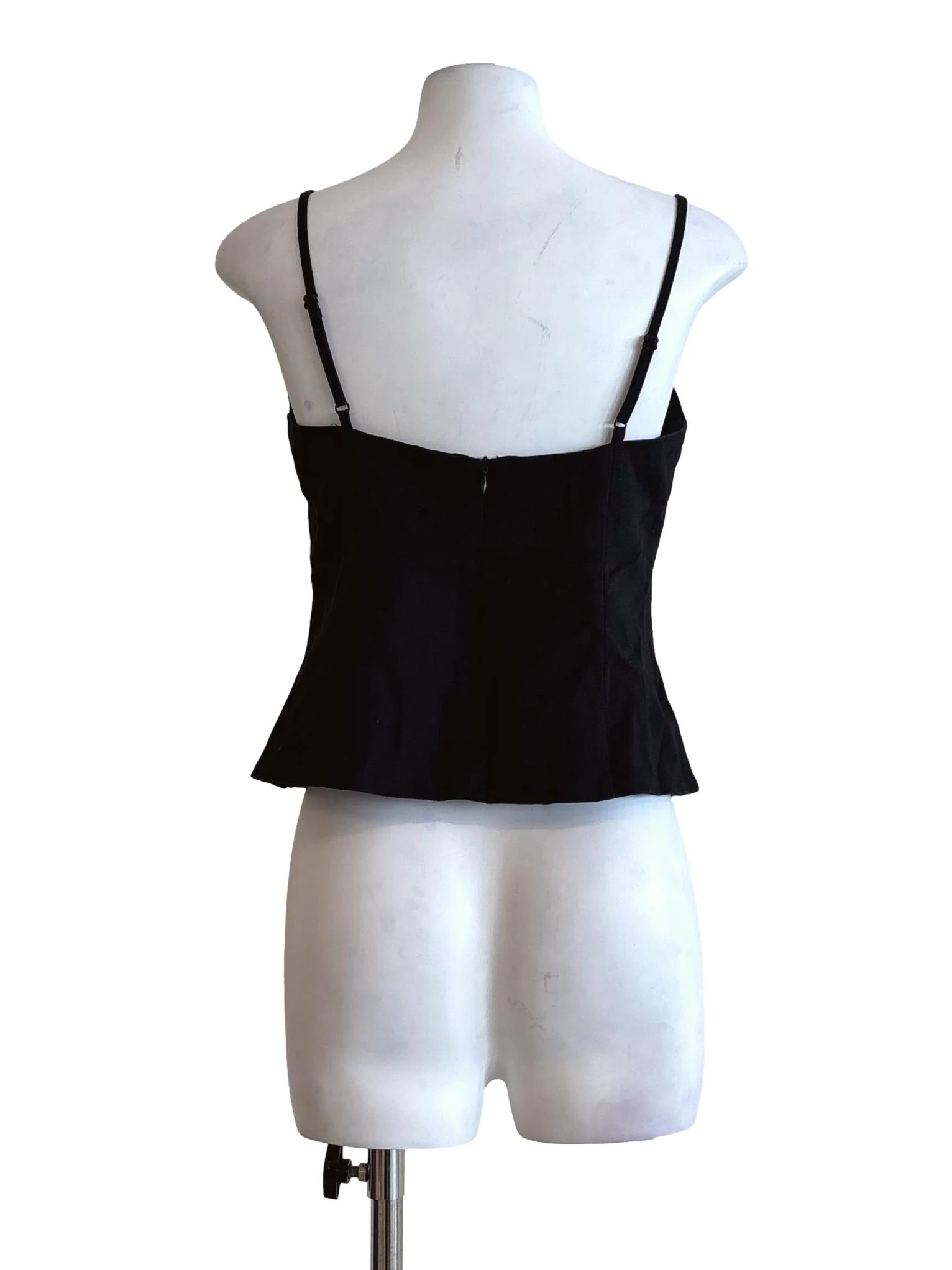 Night Black Sweetheart Fitted Top LB - Image 2