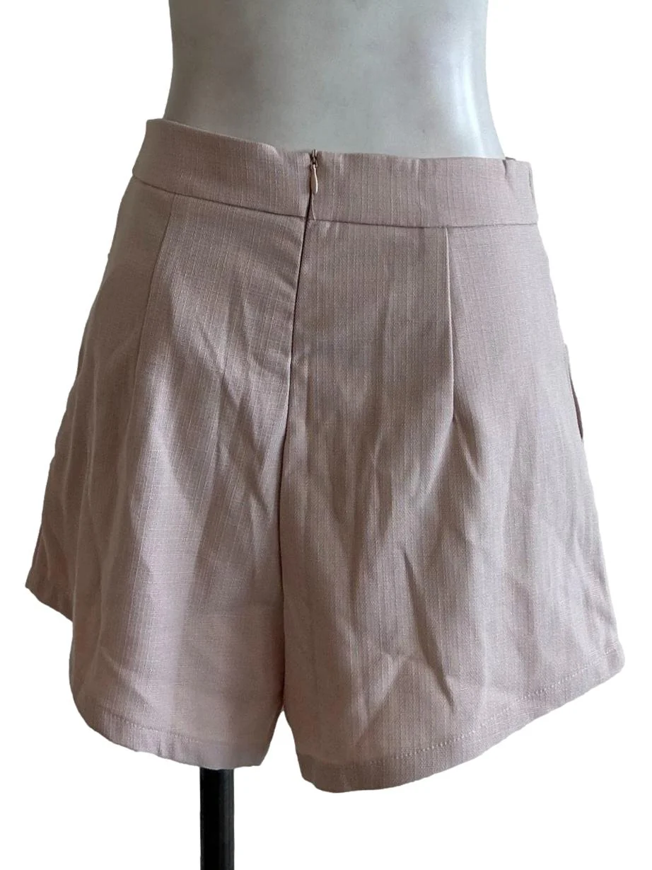 Nude Pink A-Line Shorts - Image 2