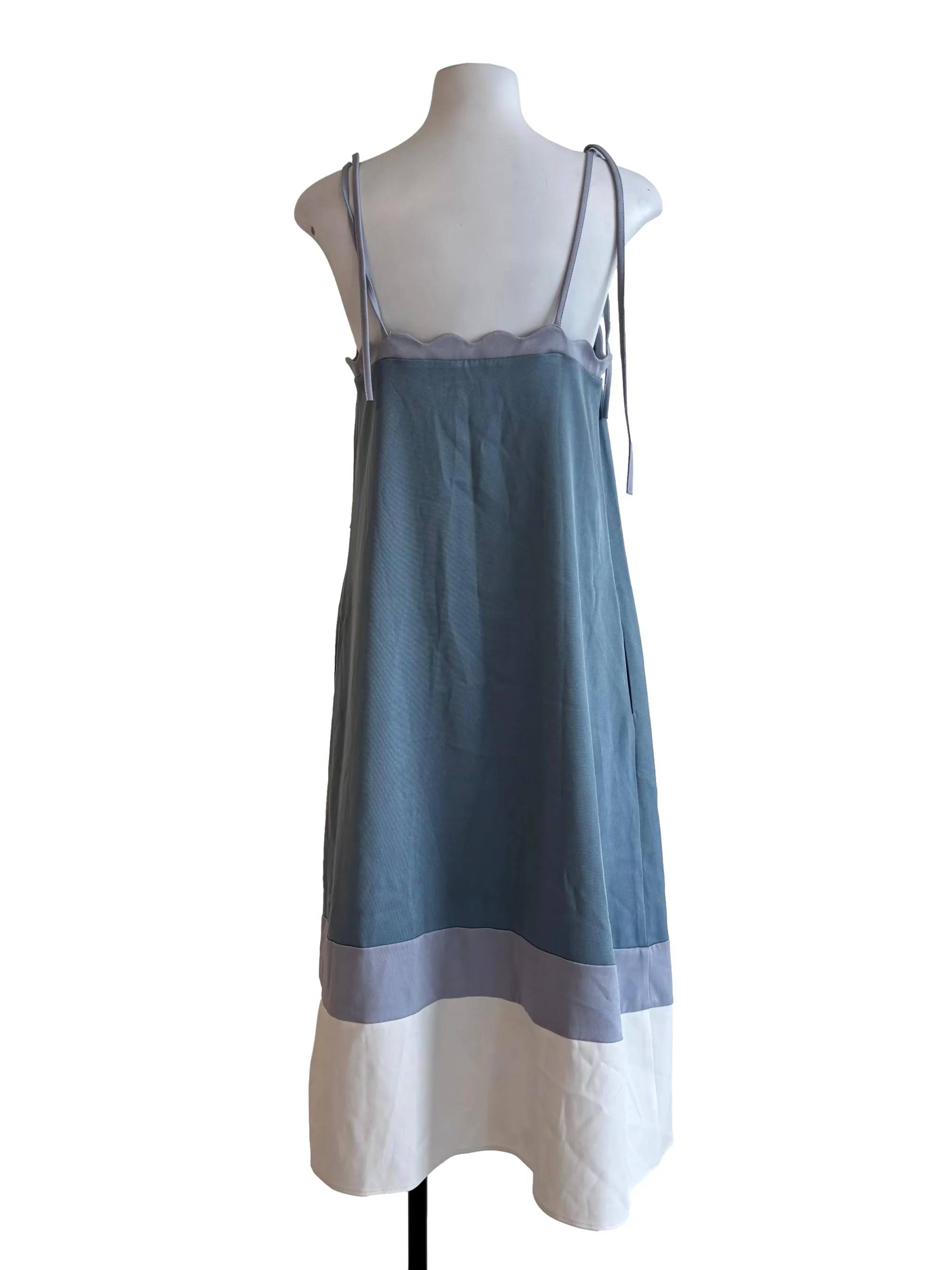 Ocean Blue Toned Shift Dress - Image 2