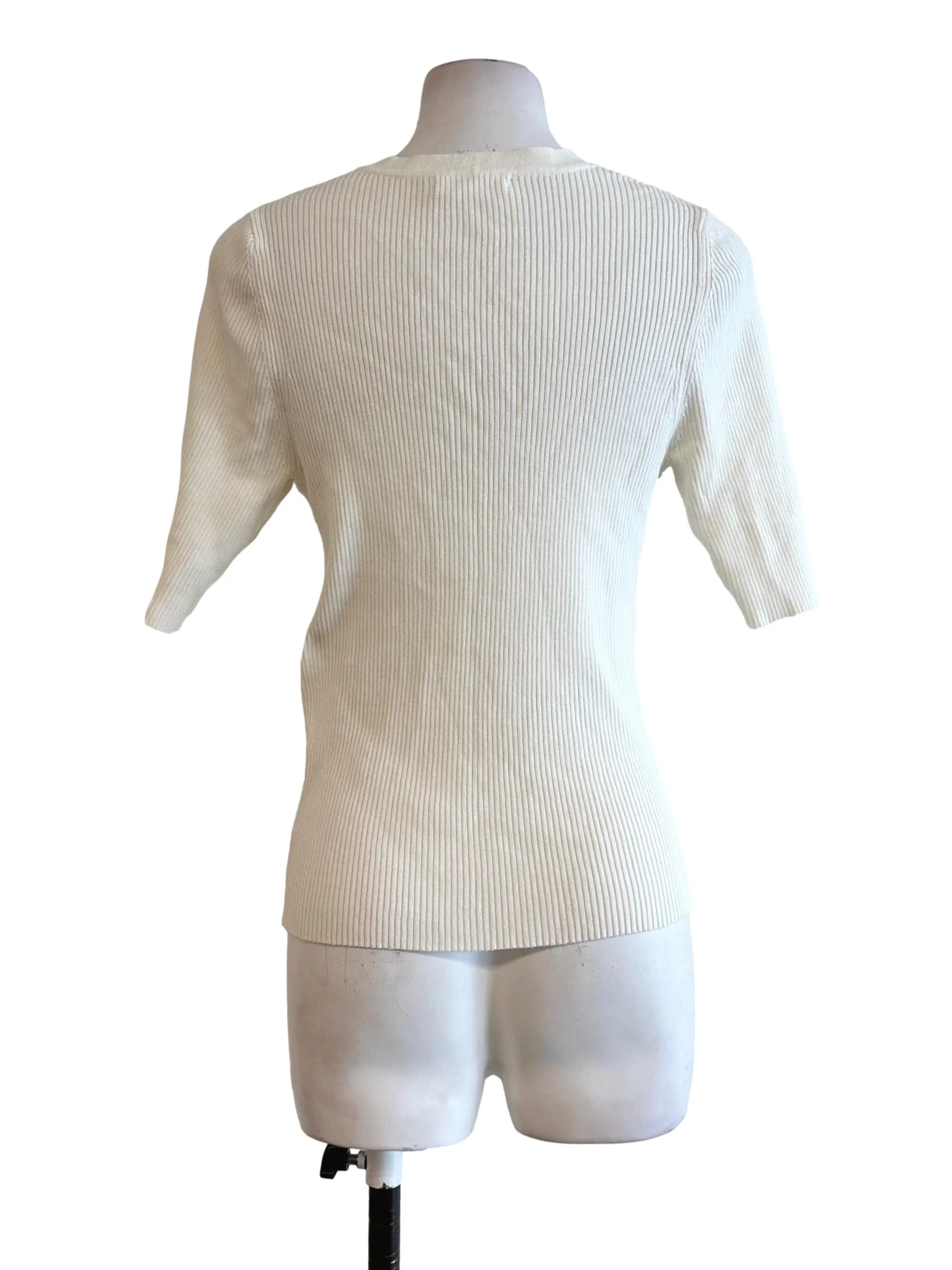 Off White Pencil Stripes Top TWL - Image 2