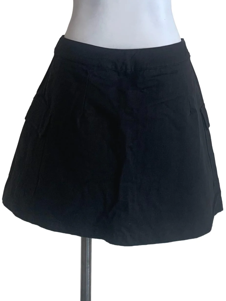 Oil Black Flip Skorts - Image 2