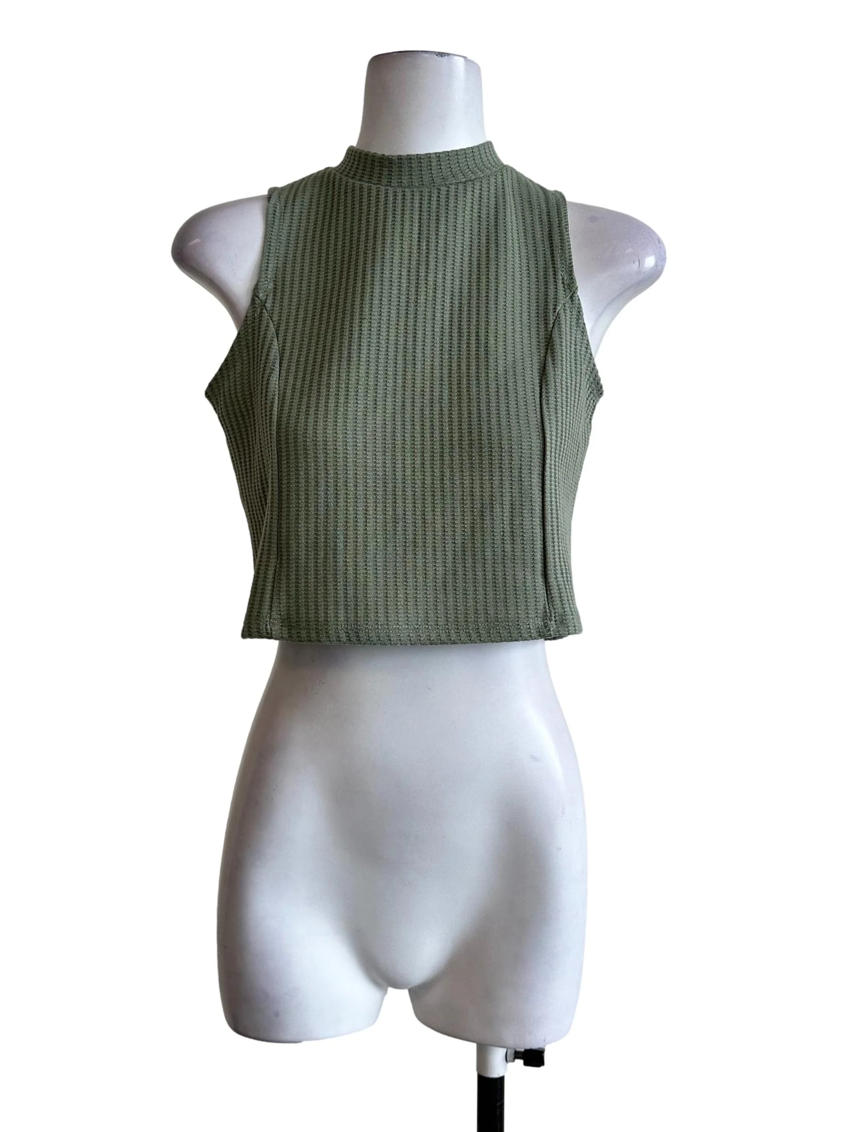 Olive Green Knit Top