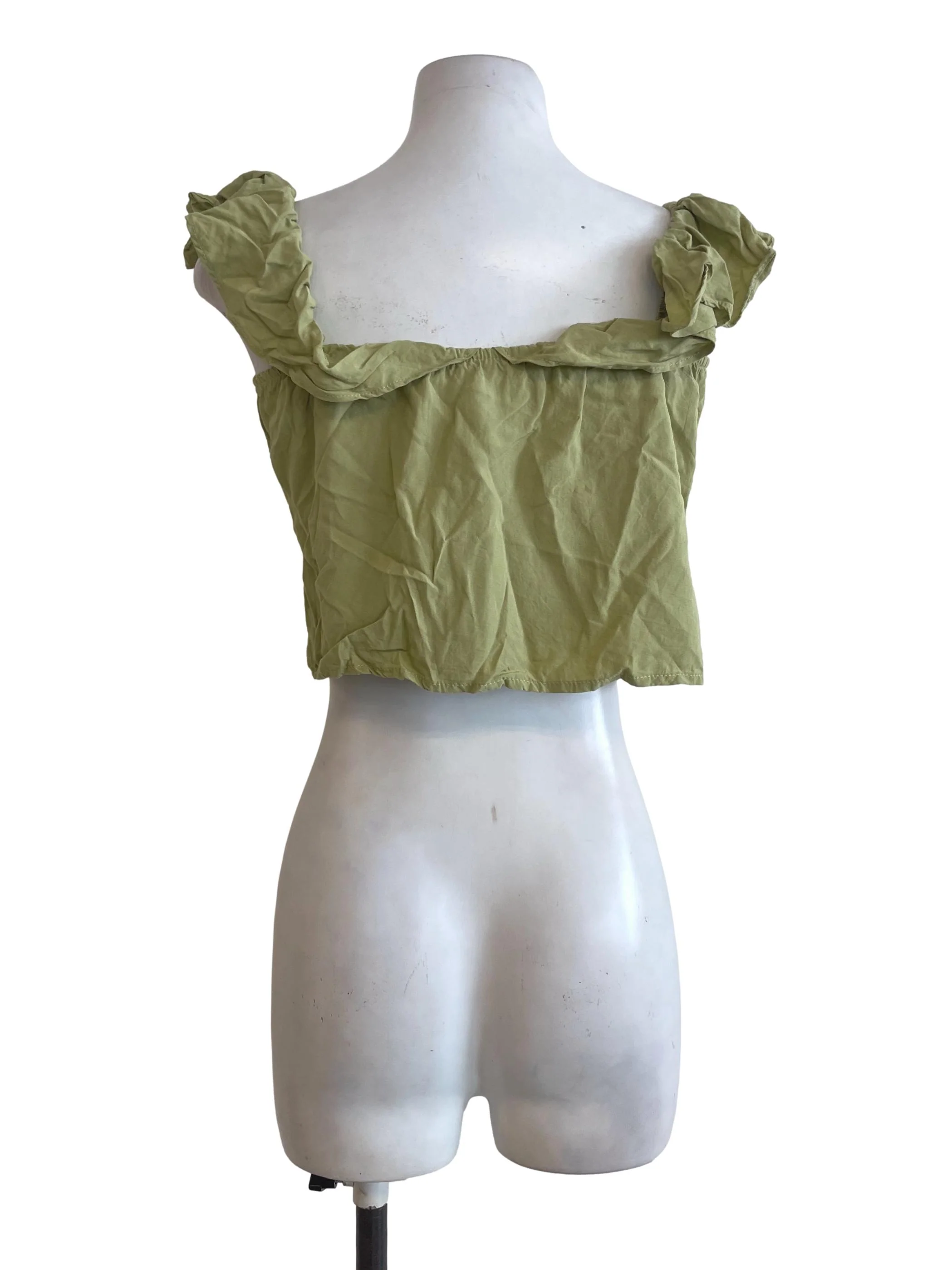 Olive Green Plain Top TEM - Image 2