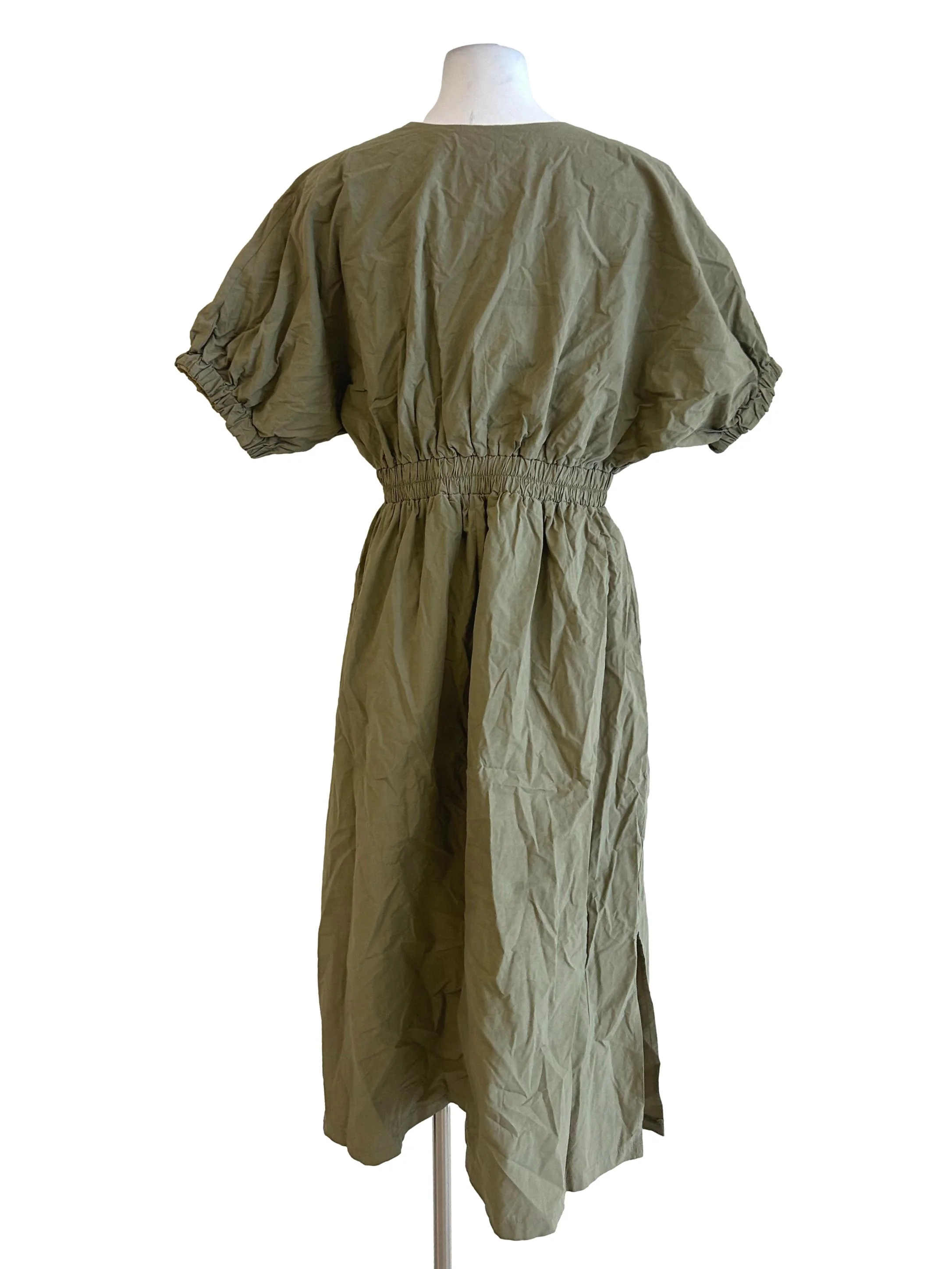 Olive Green Slits Dress TTR - Image 2