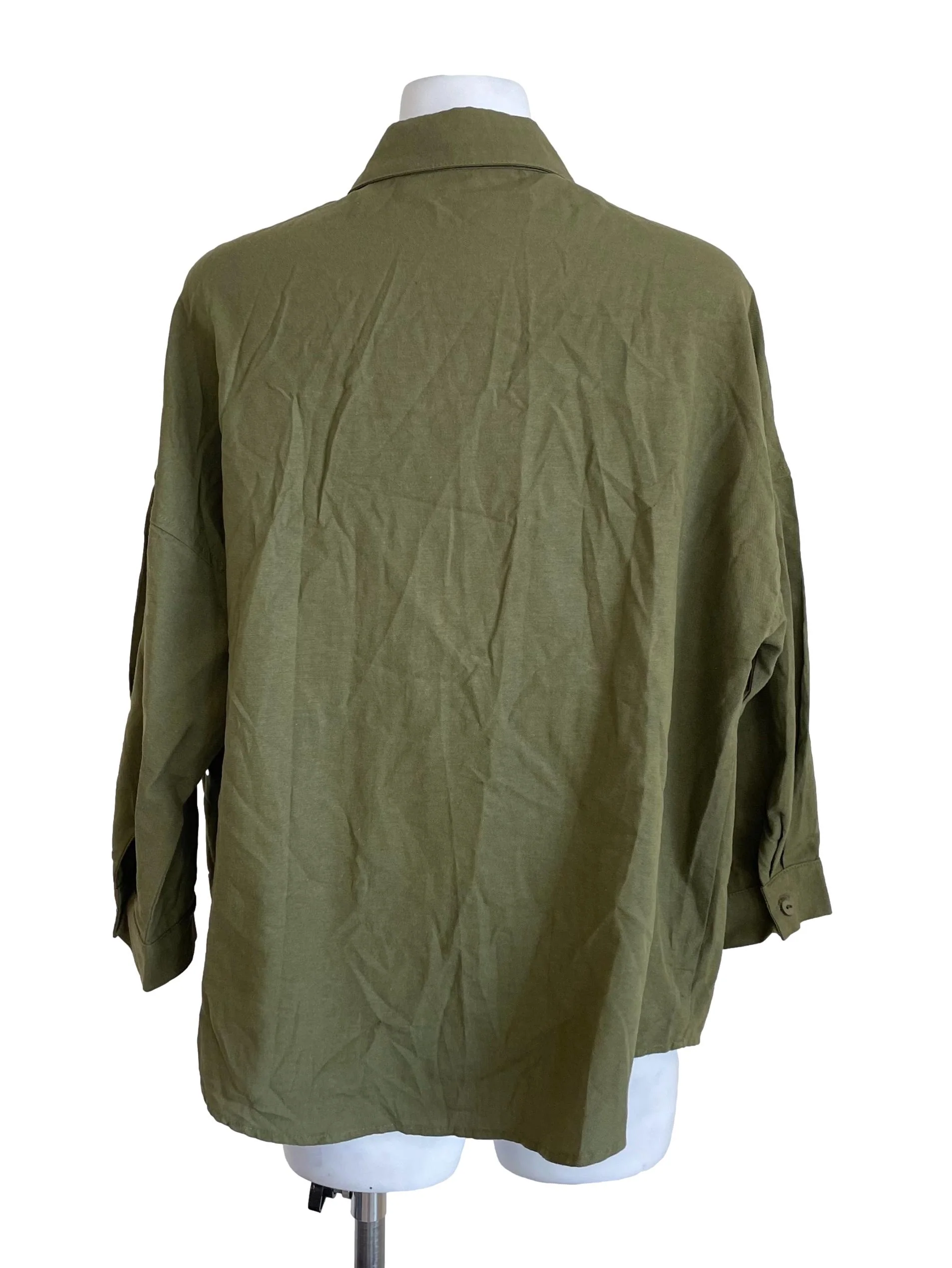 Olive Oxford Shirt - Image 2