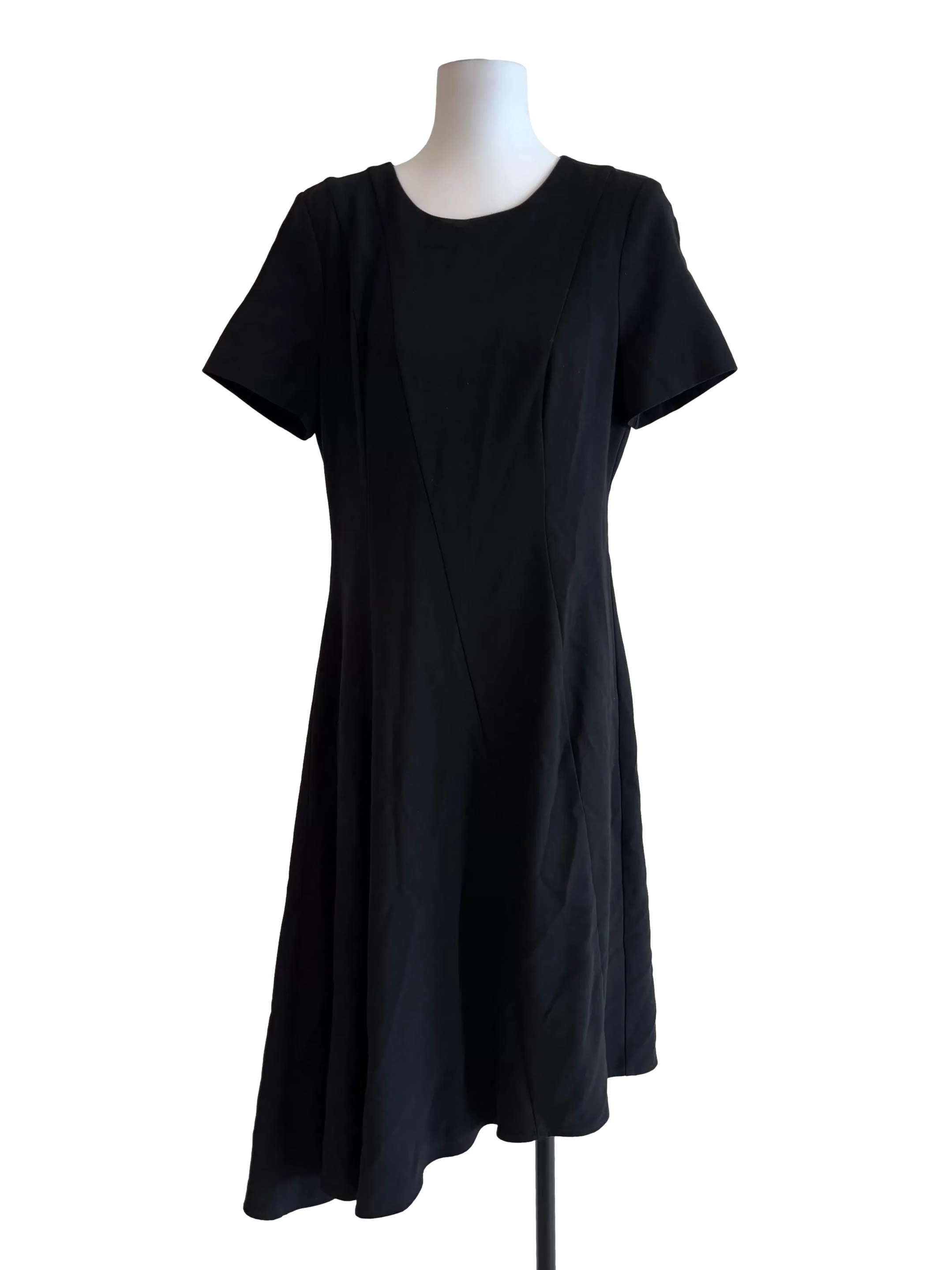 Onyx Black Asymmetrical Dress