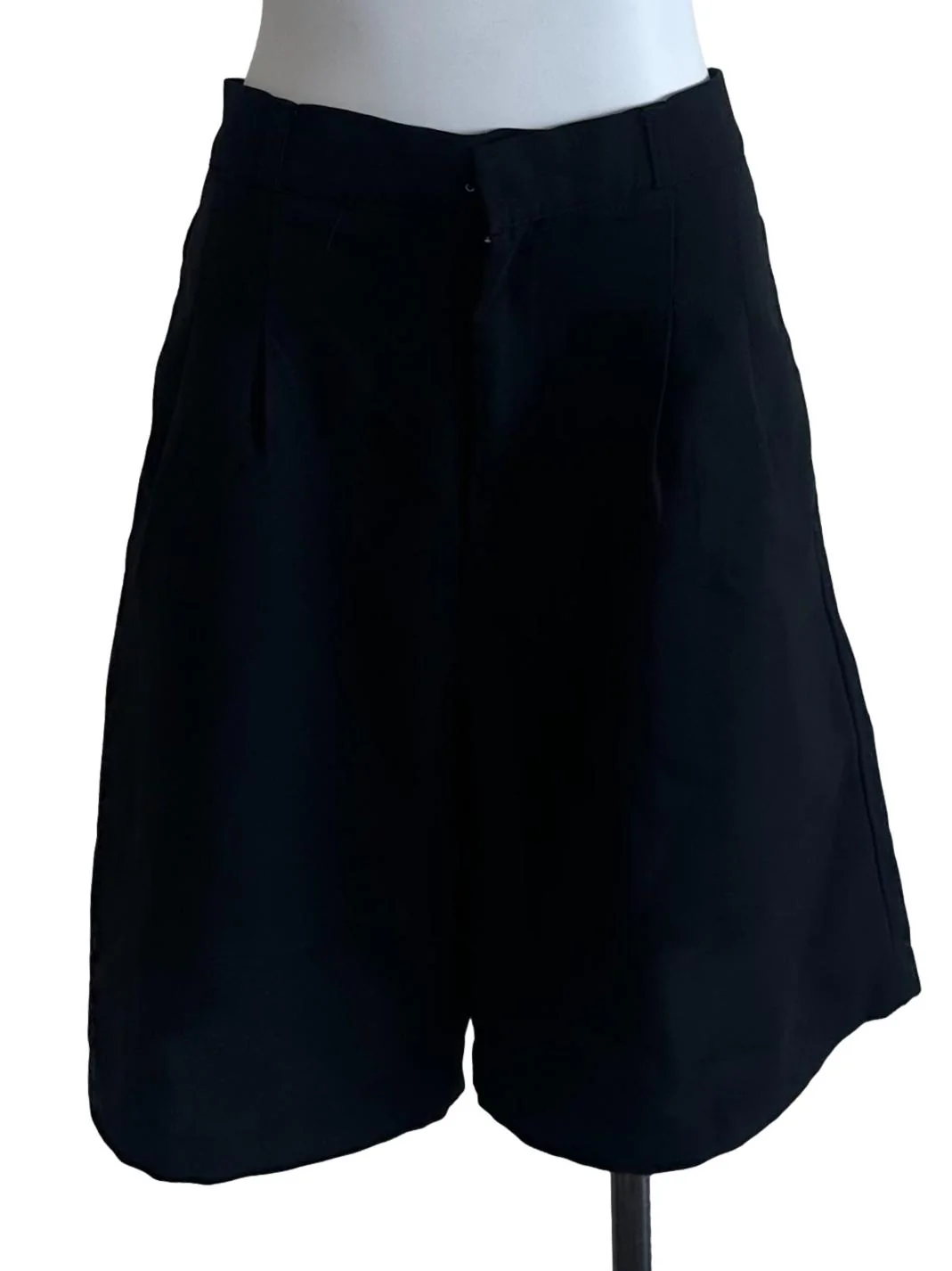 Onyx Black Bermuda Shorts