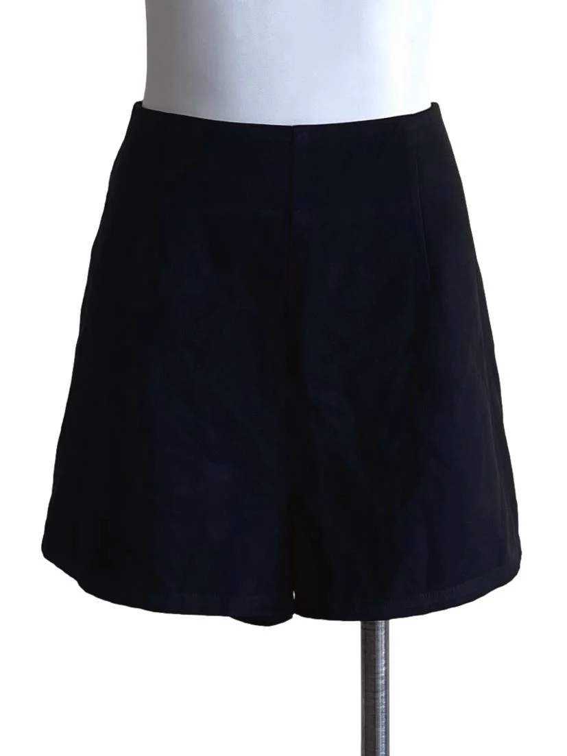 Onyx Black Casual Shorts Pants LB