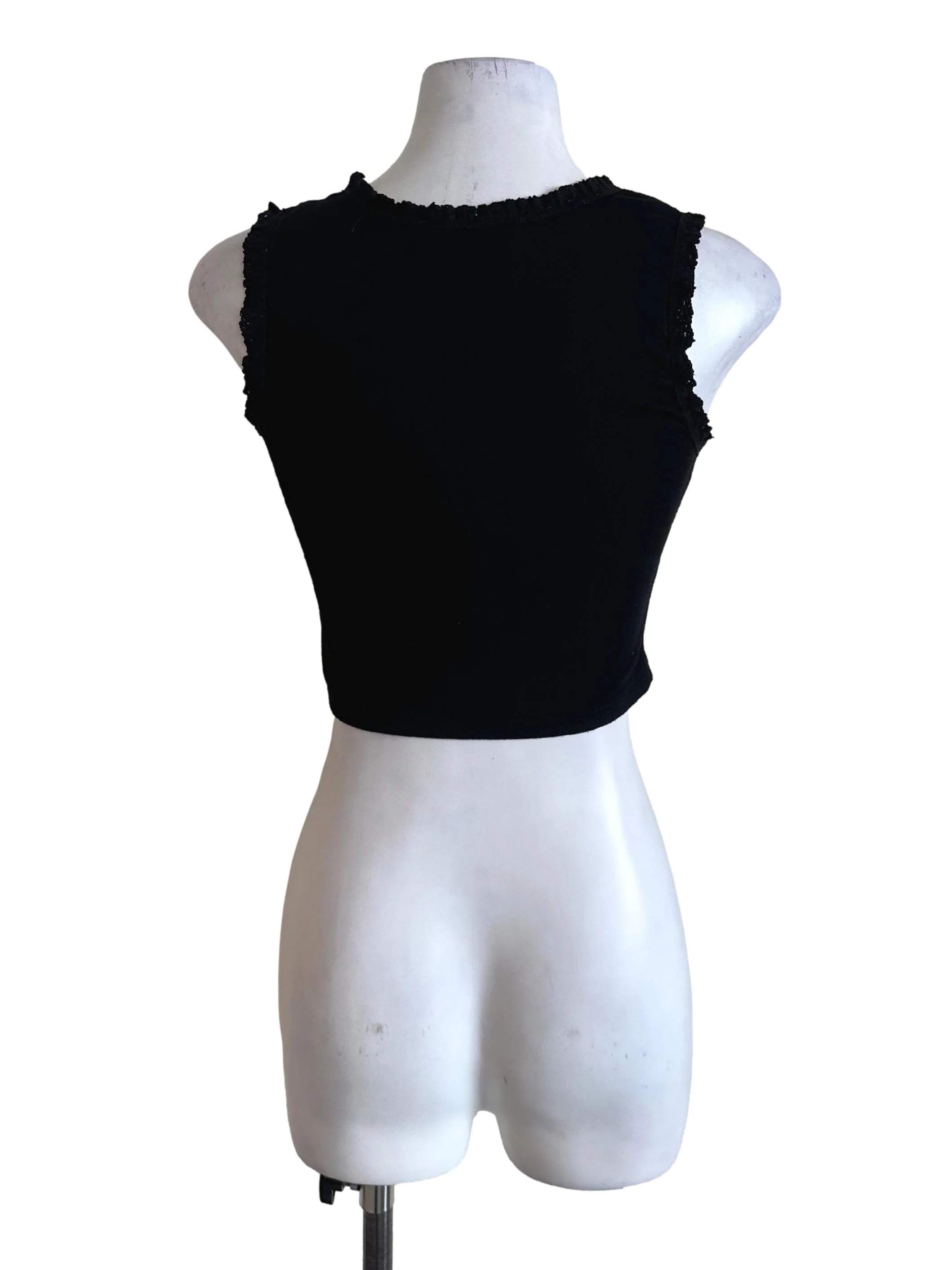 Onyx Black Lace Border Top TTR - Image 2
