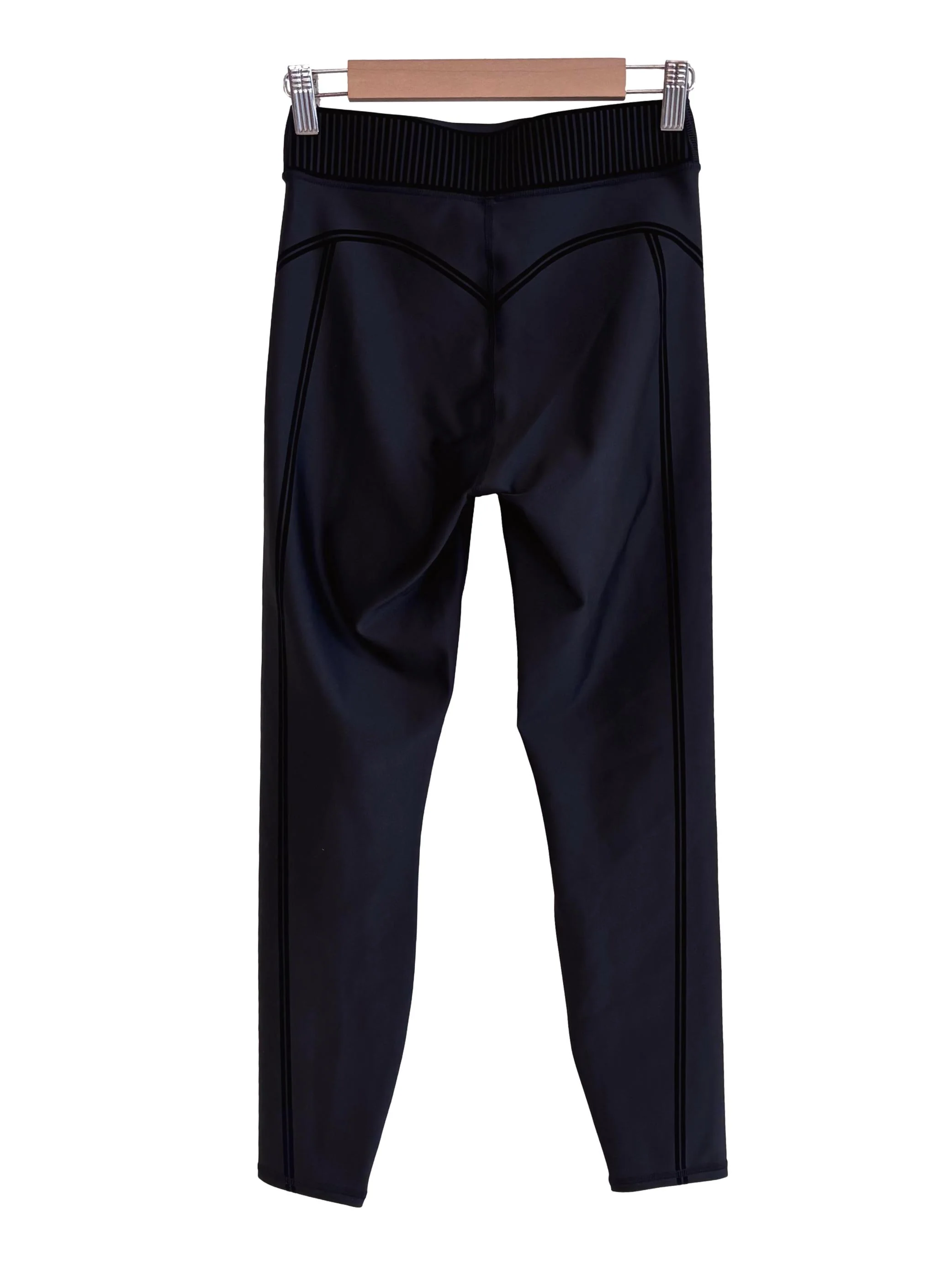 Onyx Black Logo Band Tights - Image 2