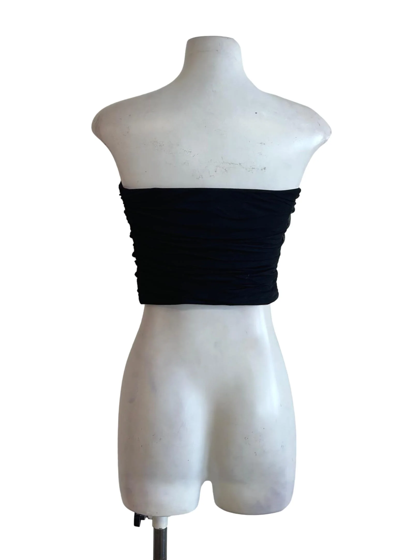 Onyx Black Mesh Tube Top - Image 2