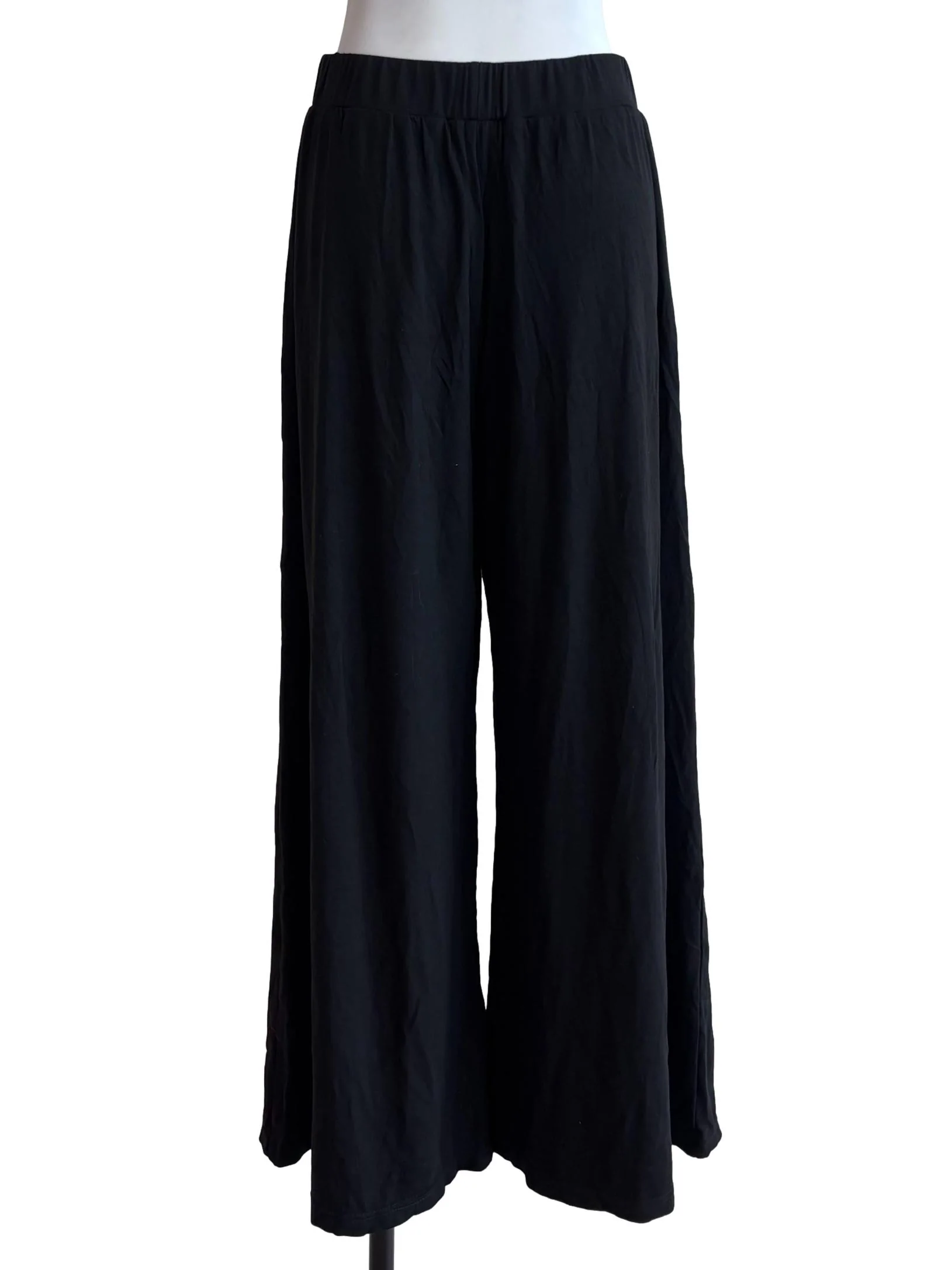 Onyx Black Relaxed Pants - Image 2