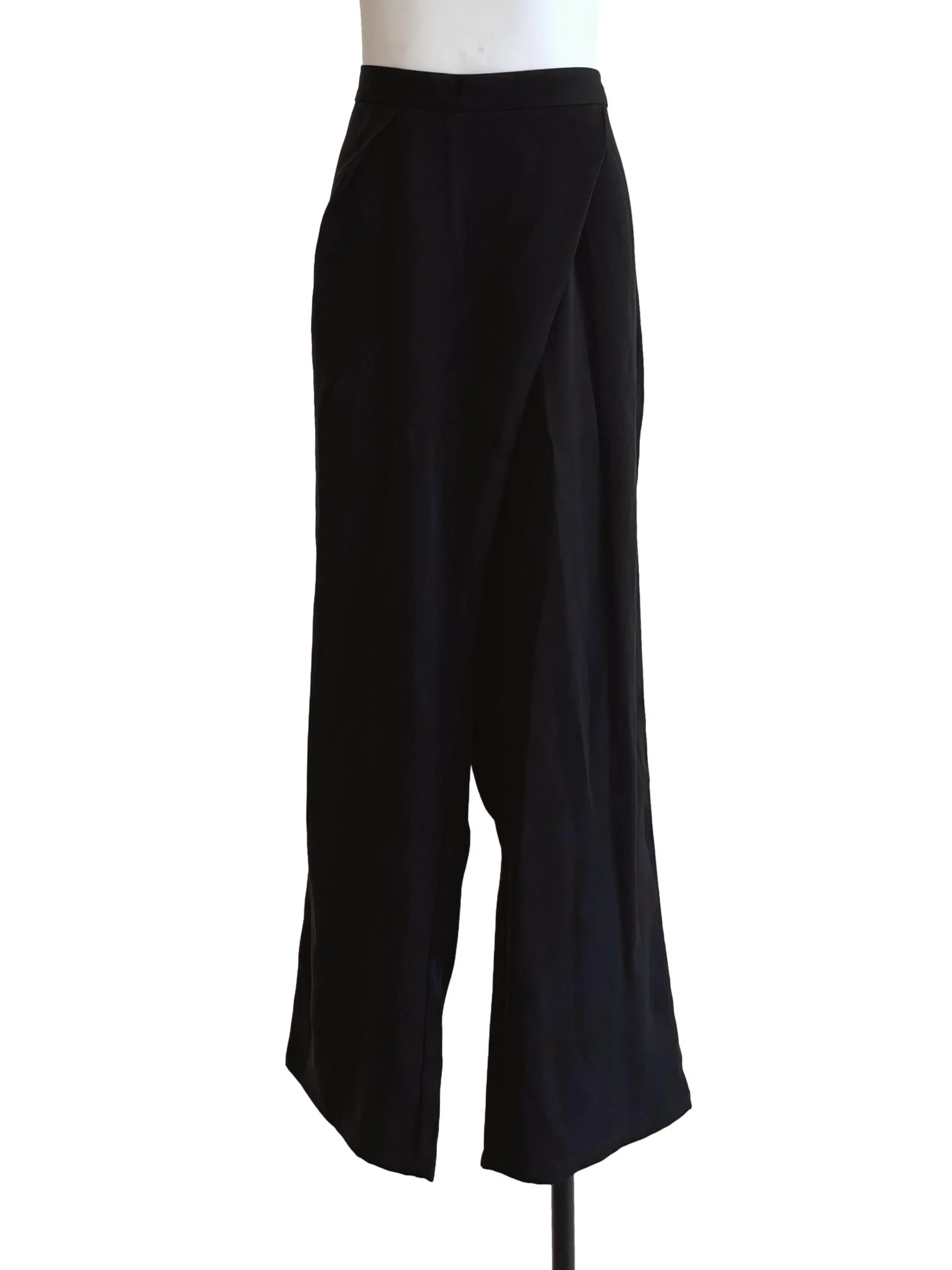 Onyx Black Side Button Pants LB
