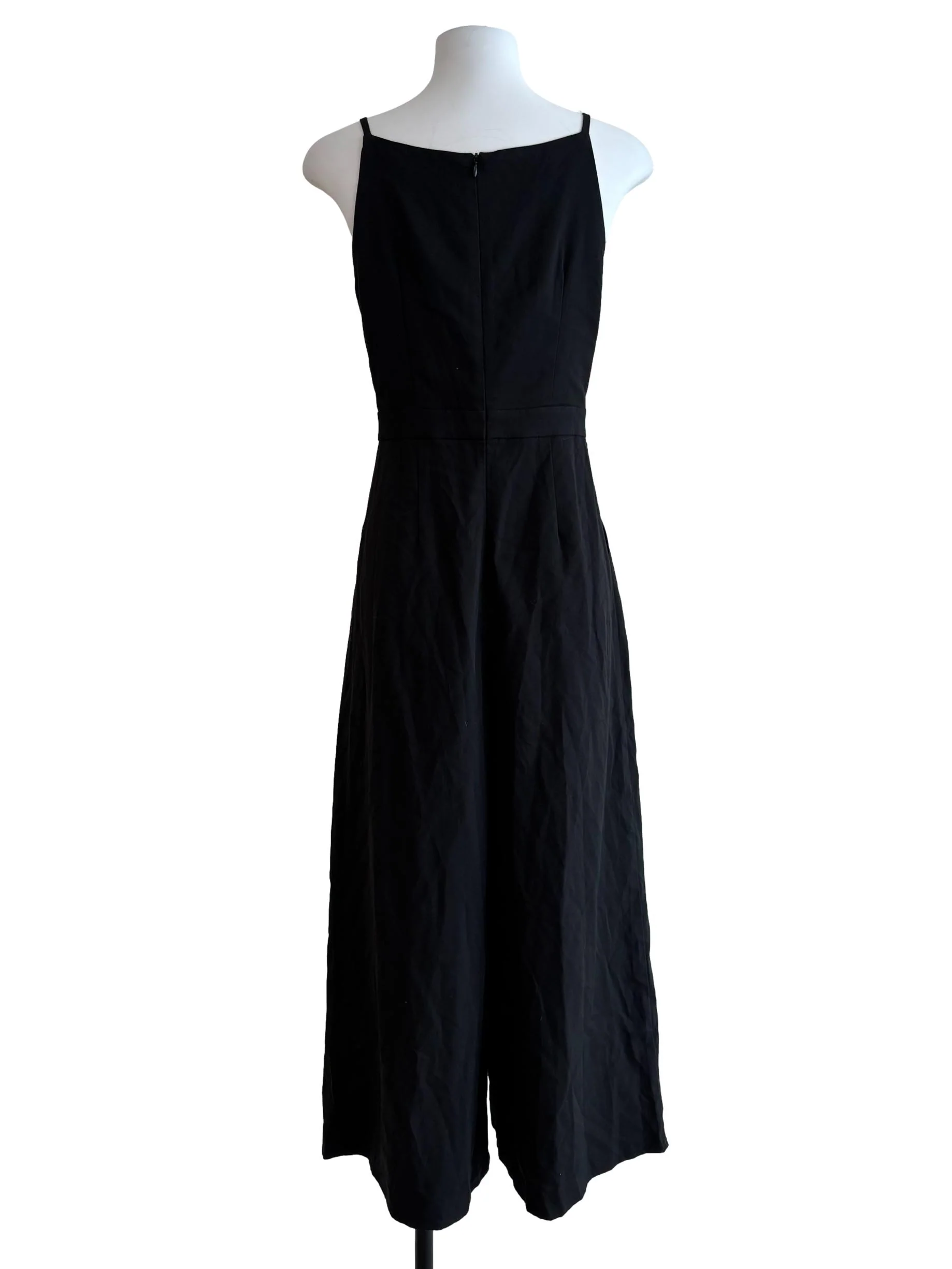 Onyx Black Sleeveless Jumpsuit - Image 2
