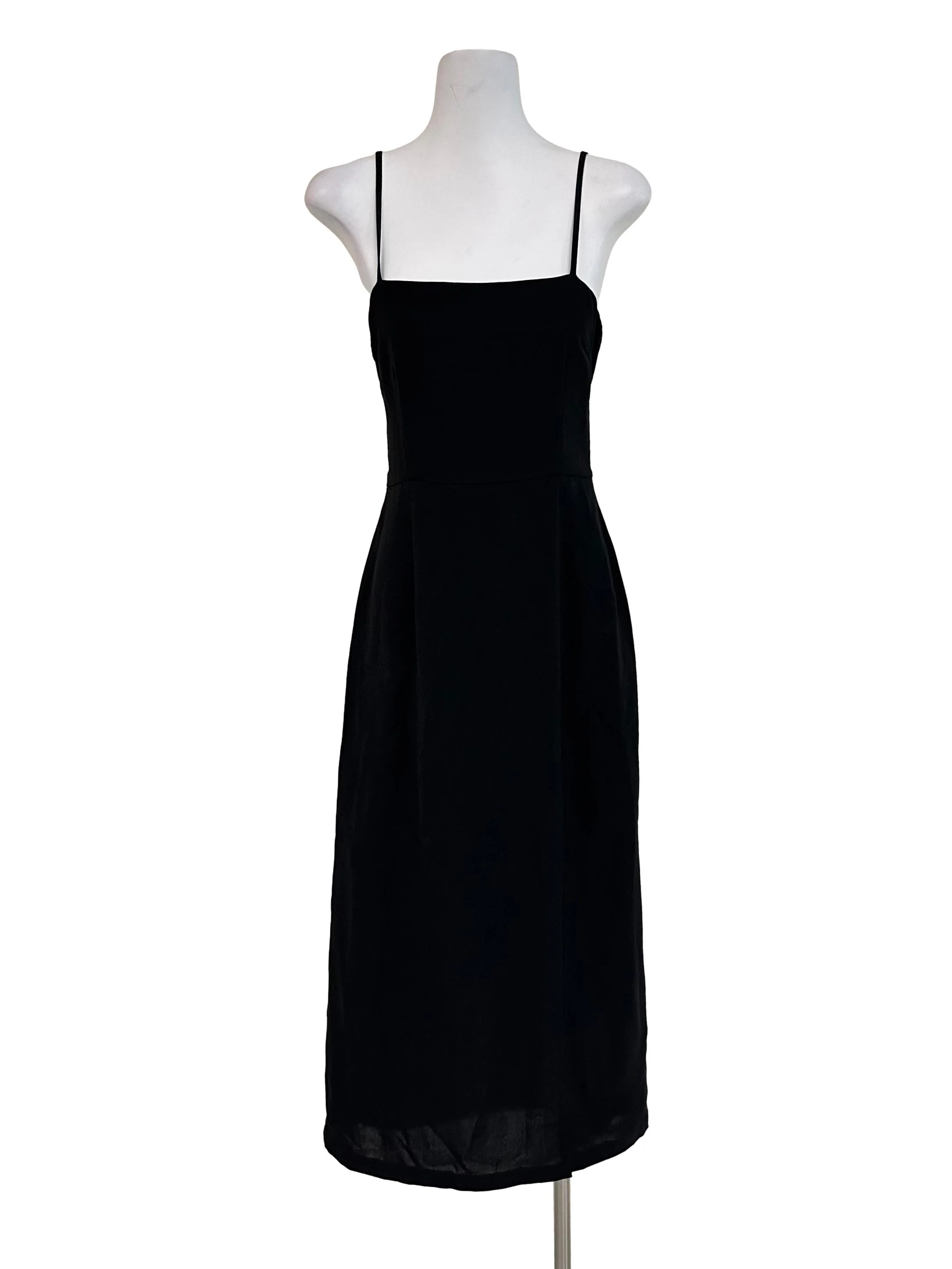 Onyx Black Slip Dress YHF