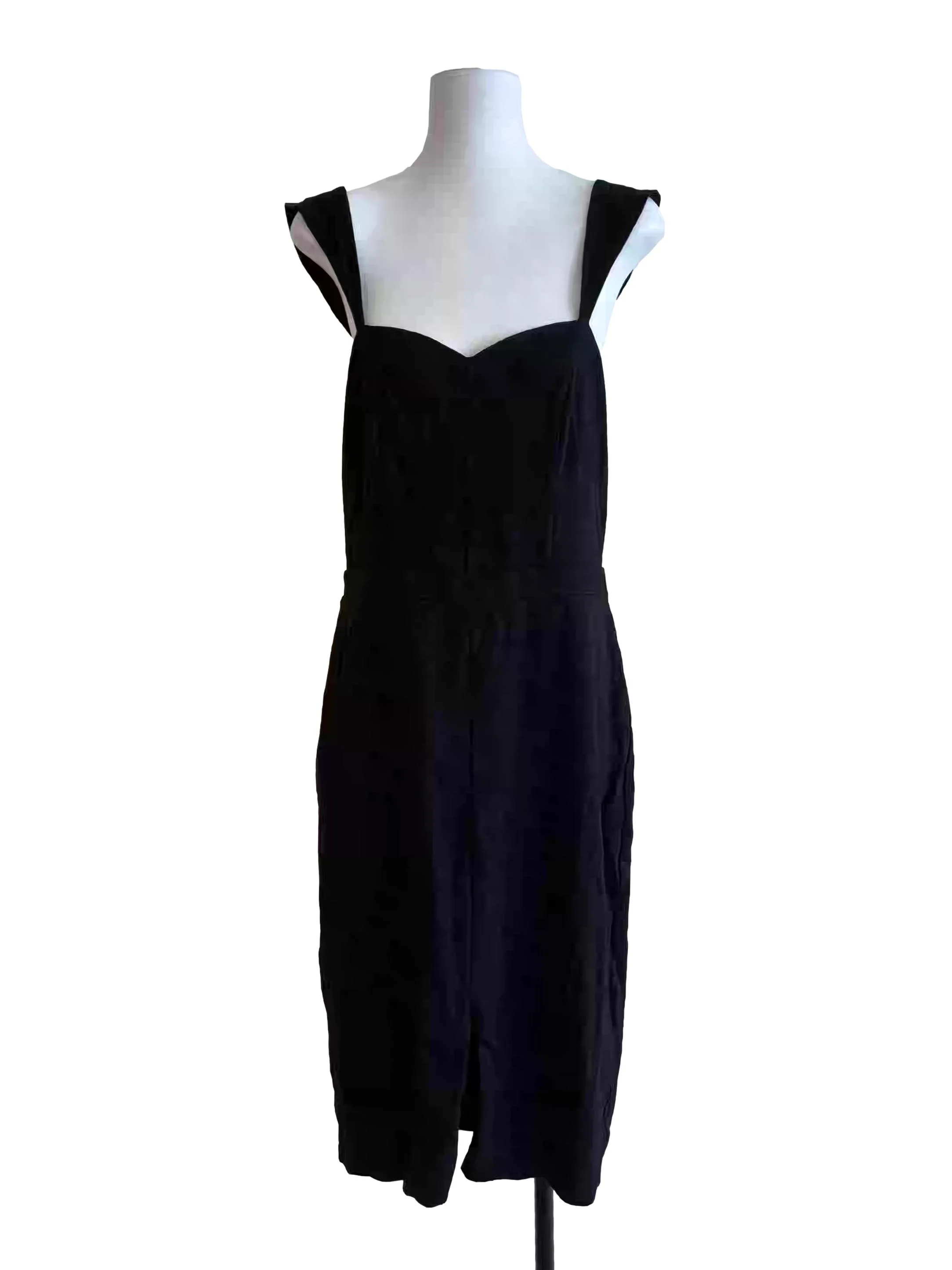 Onyx Black Sweetheart Pencil Dress
