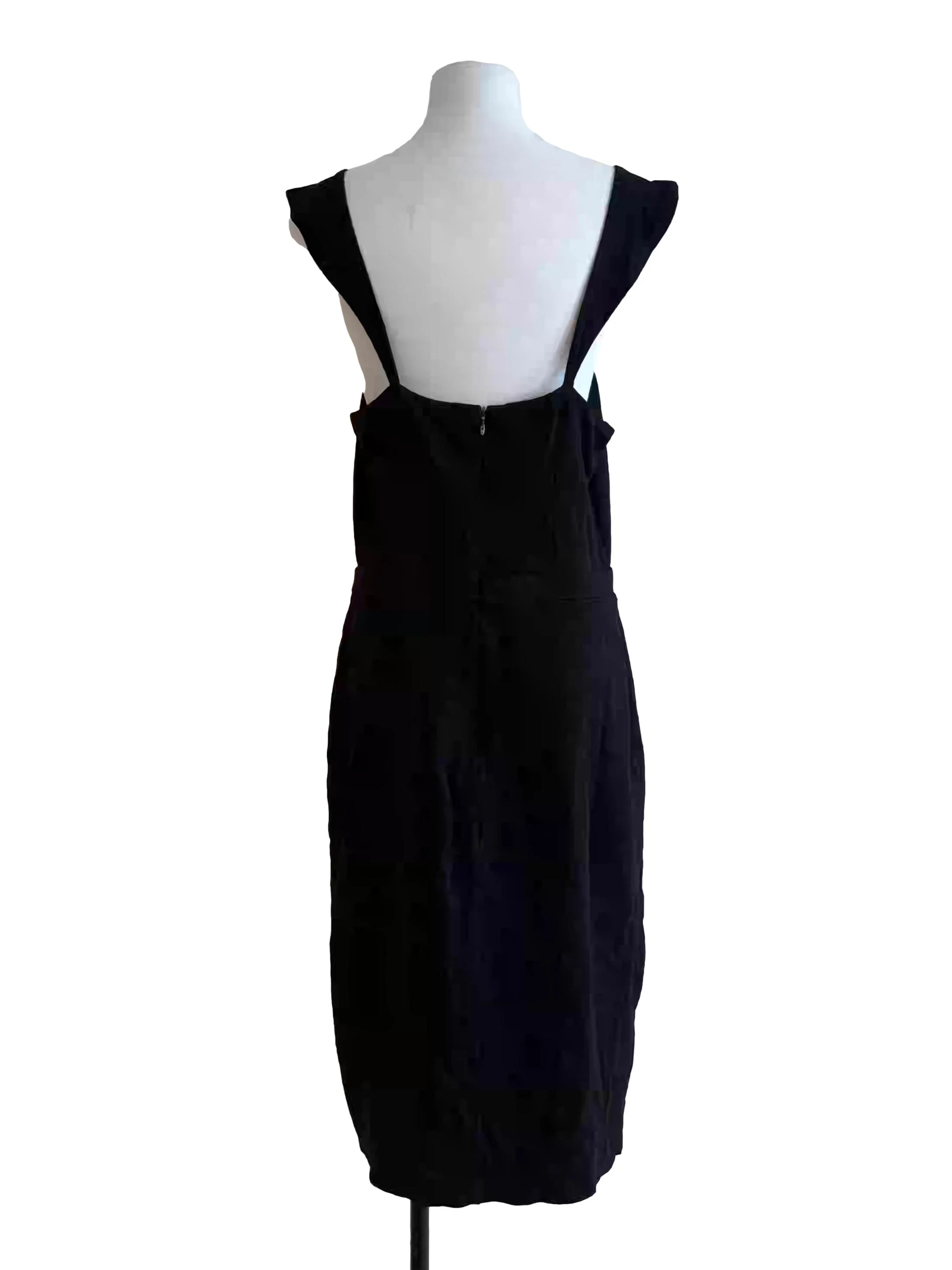 Onyx Black Sweetheart Pencil Dress - Image 2
