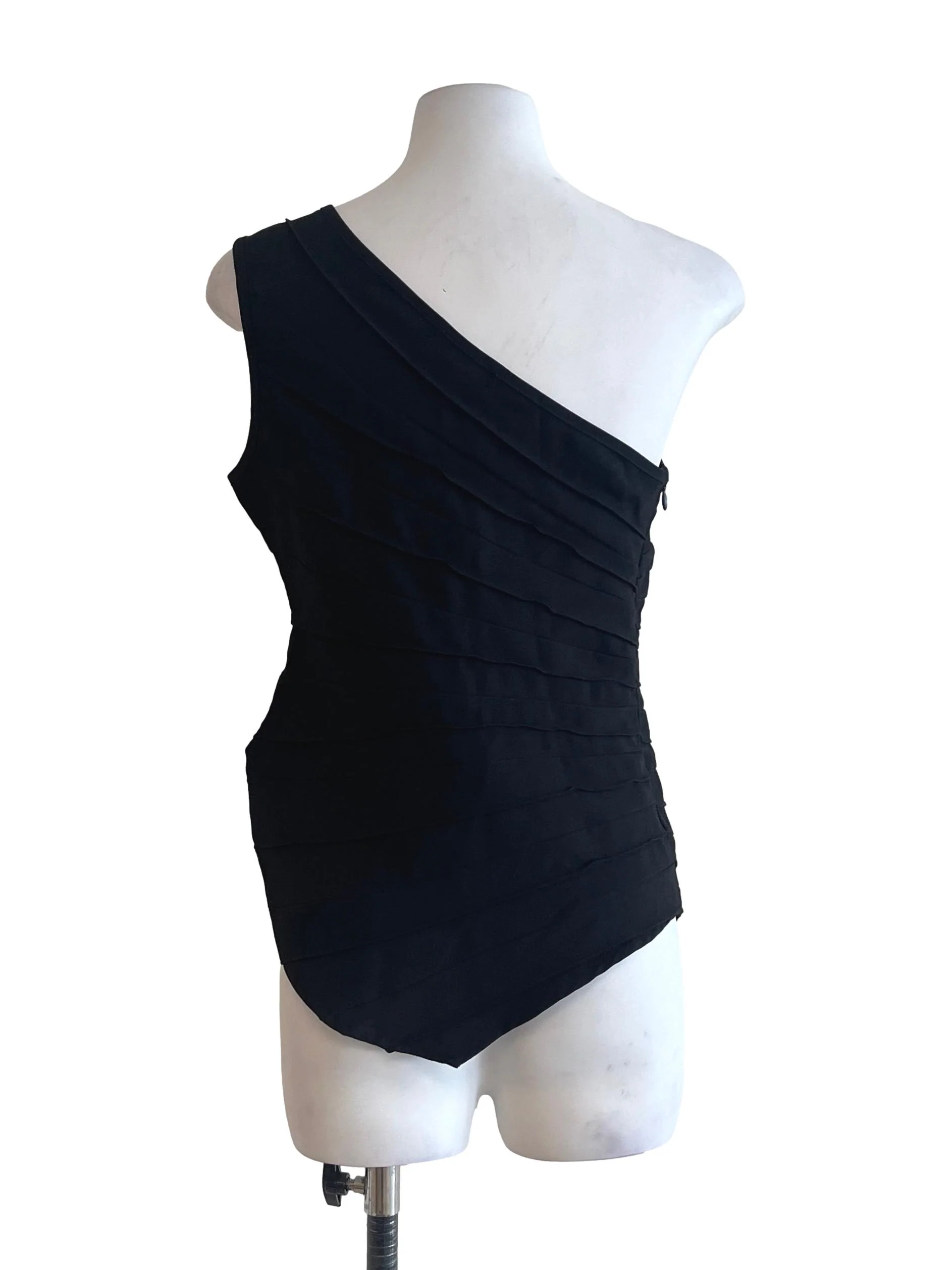 Onyx Black Toga Top - Image 2