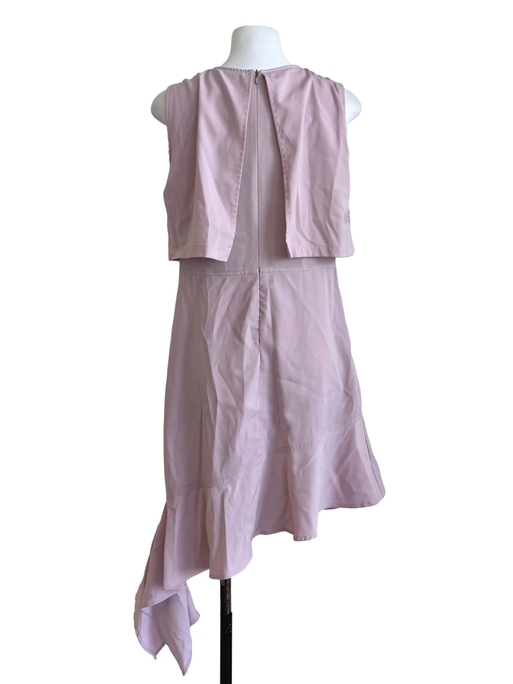 Orchid Pink Sleeveless Sheath Dress - Image 2