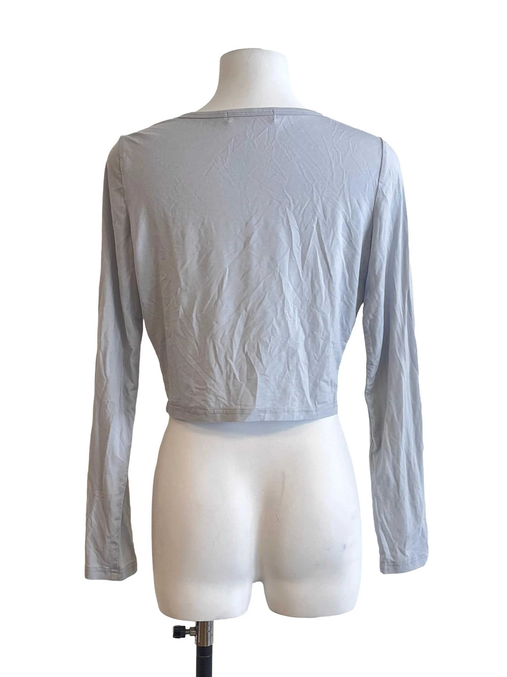 Pale Breeze Blue Long Sleeve Top - Image 2
