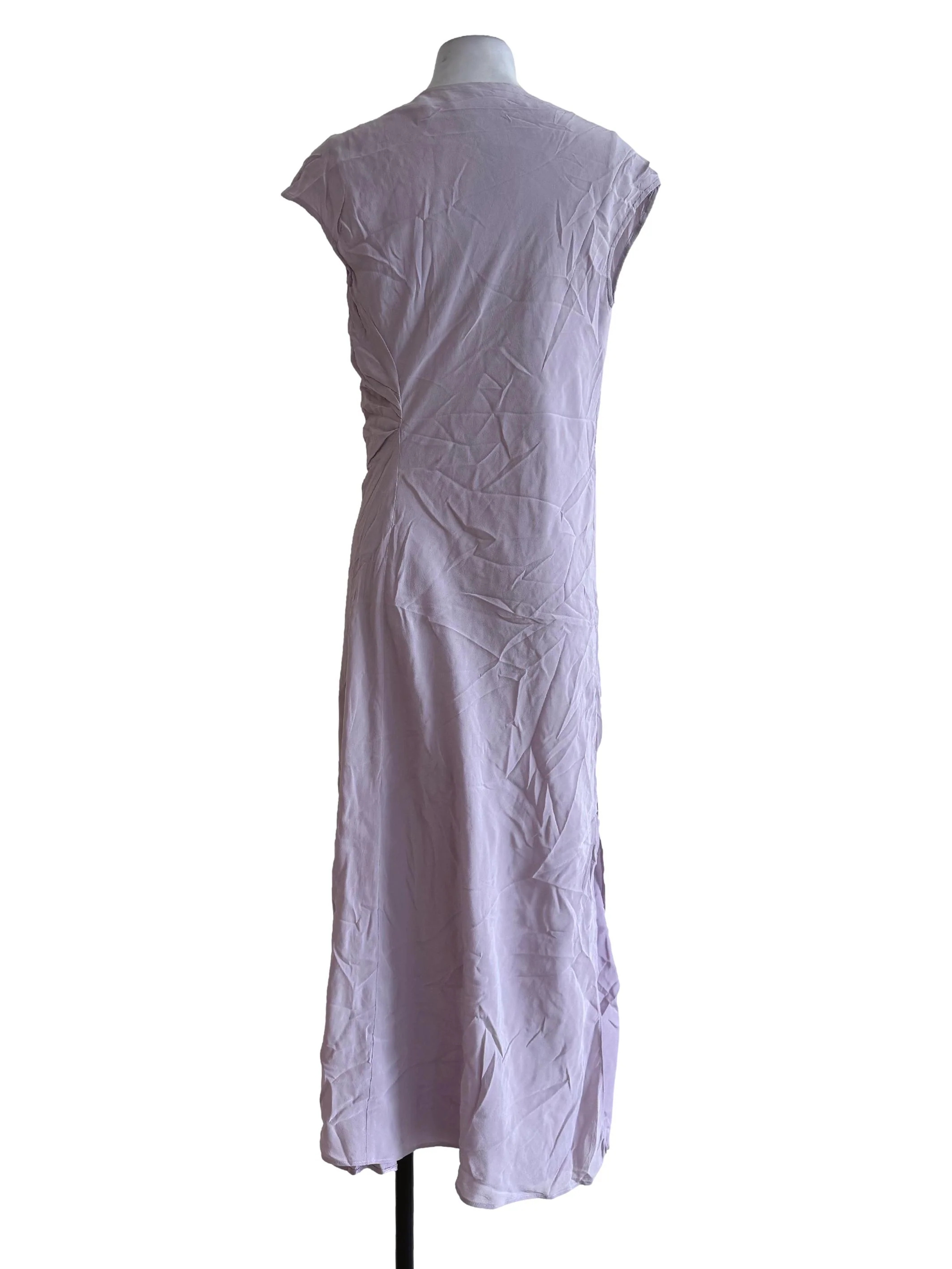 Pale Lavender Round Neck Dress - Image 2