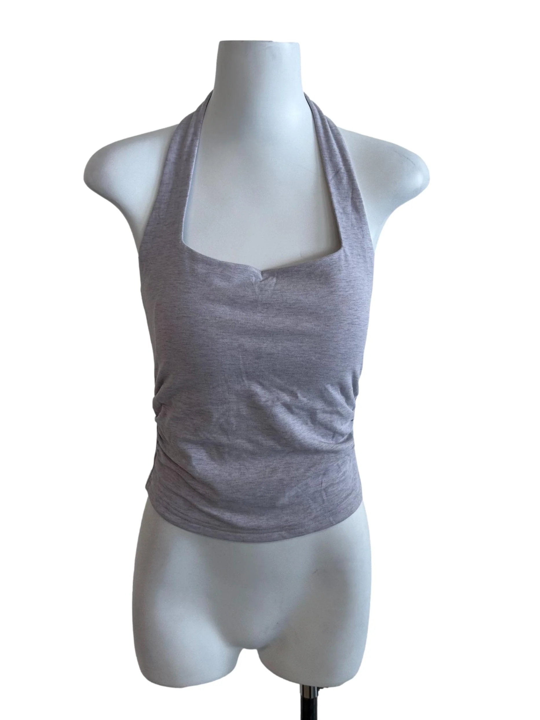 Pale Purple Halter Fitted Top