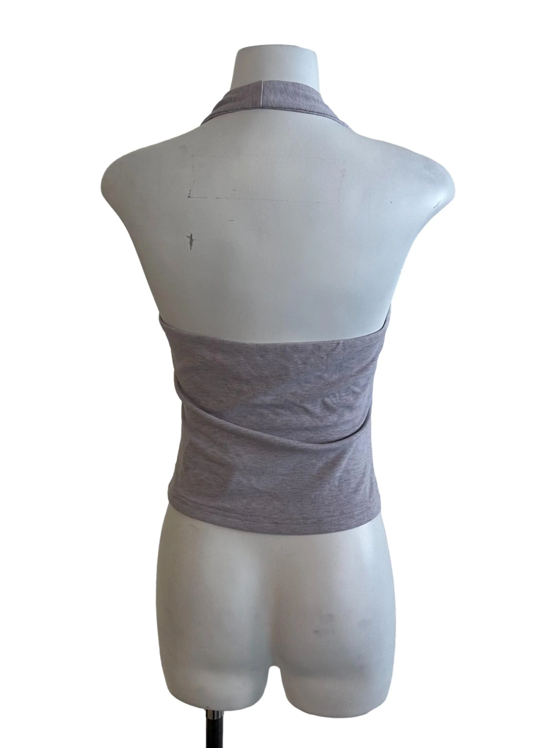Pale Purple Halter Fitted Top - Image 2
