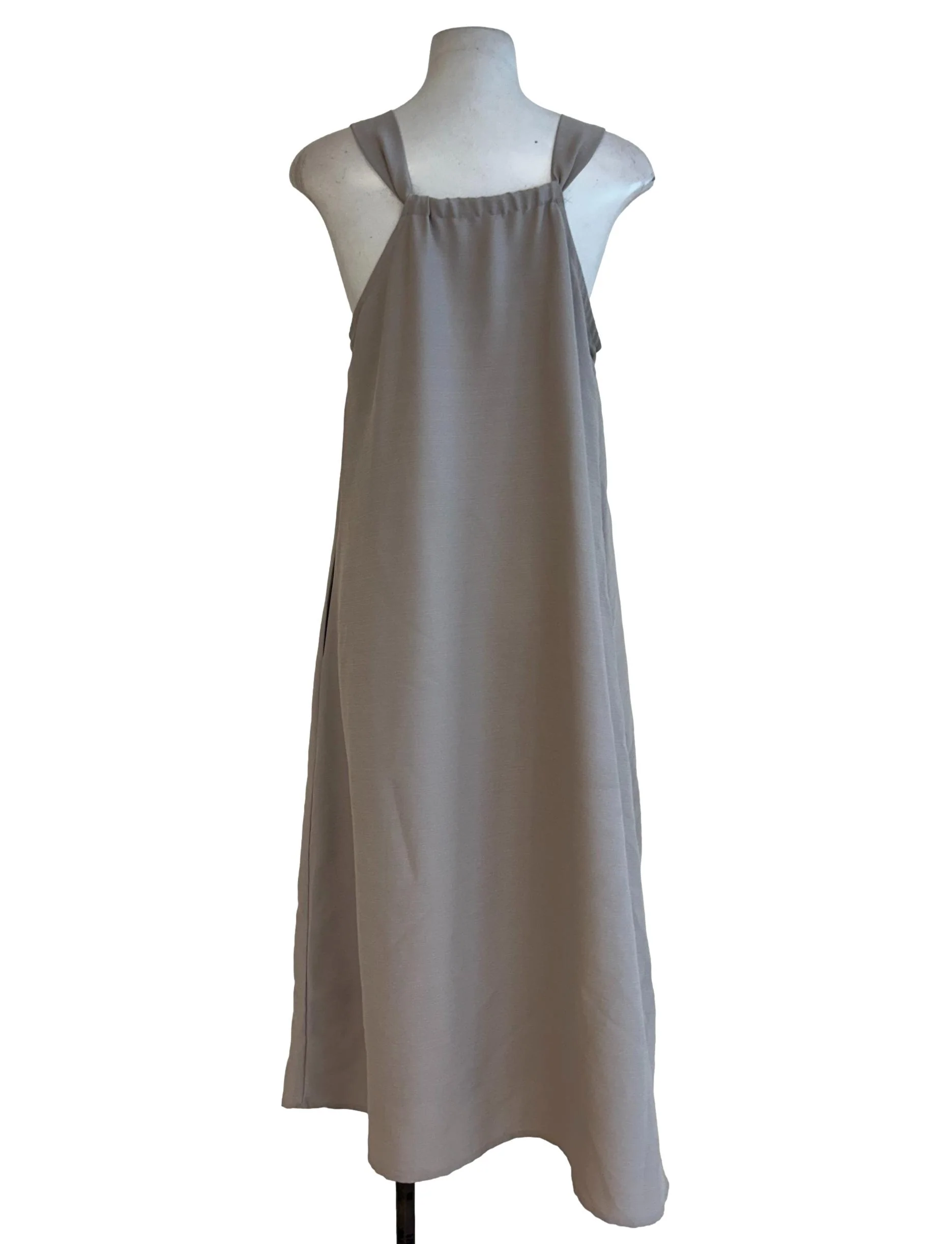 Paper Beige Textured Dress - Image 2