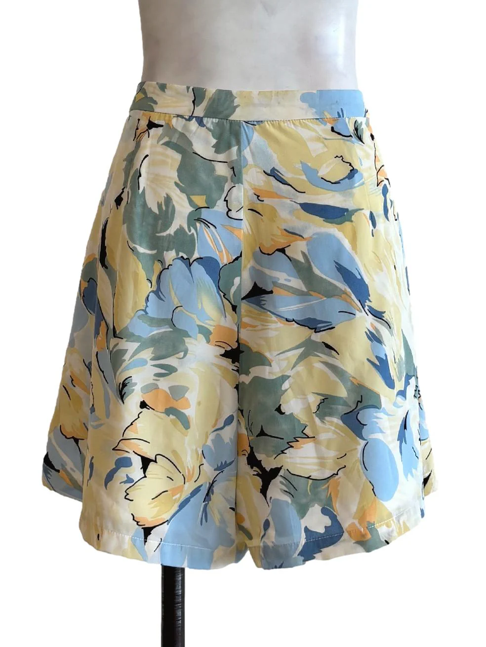 Pastel Blue Yellow Relaxed Shorts TCL - Image 2
