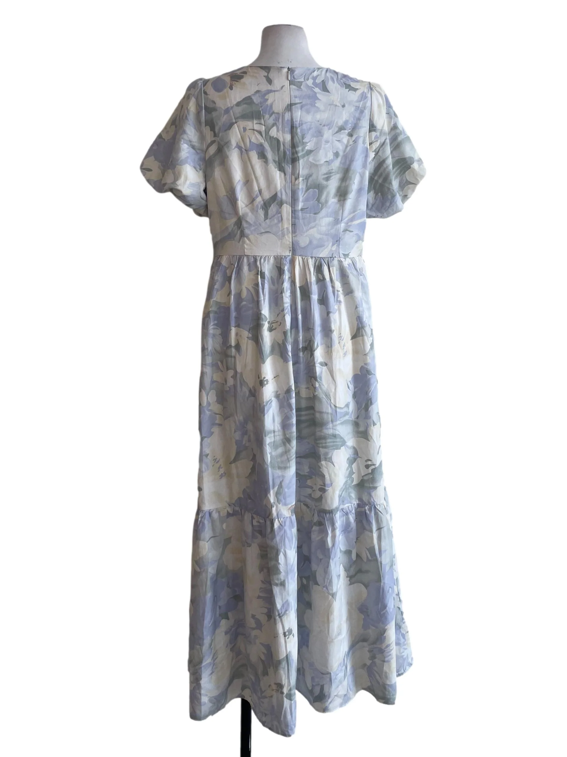 Pastel Color Floral Dress - Image 2