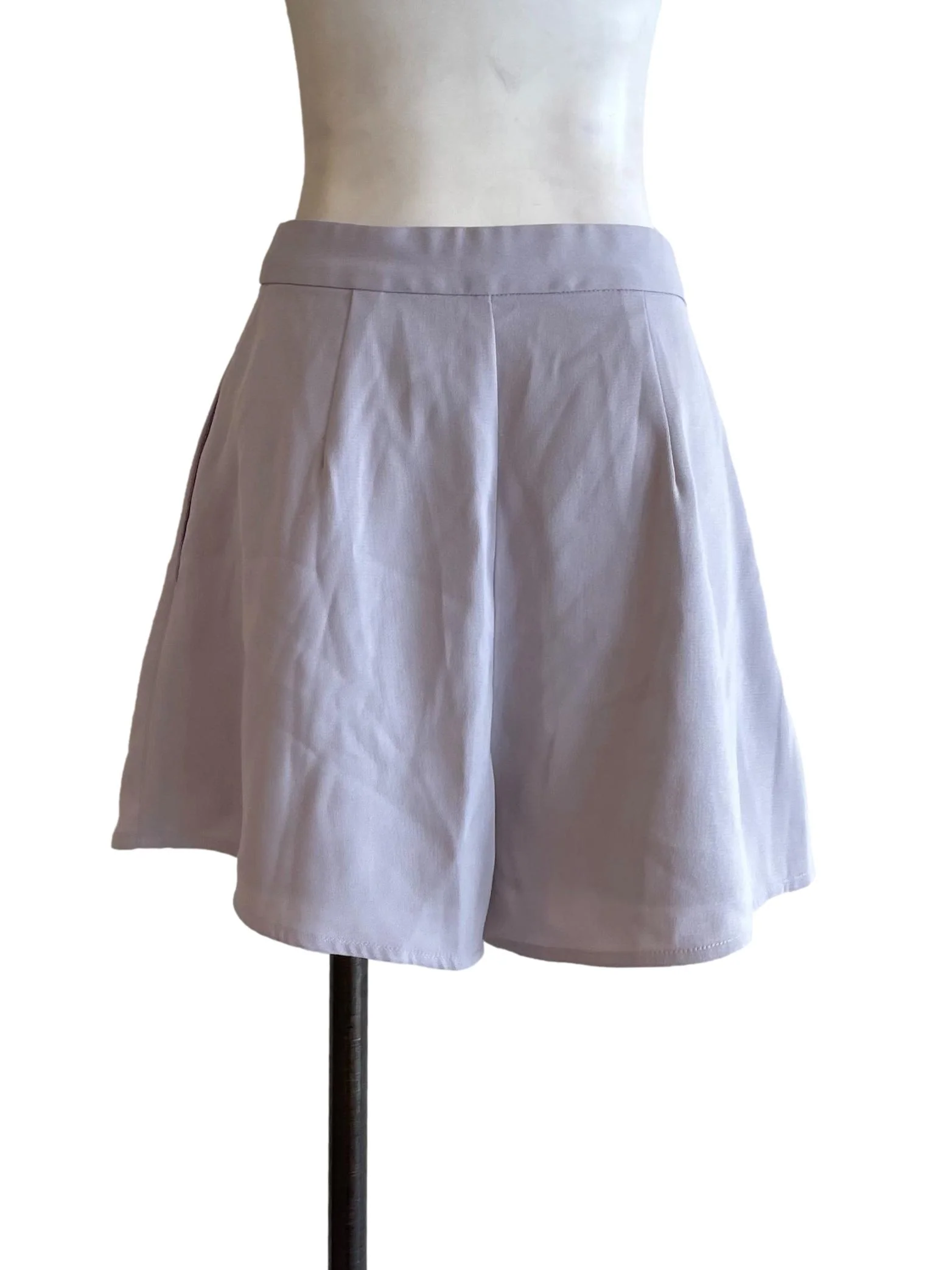 Pastel Purple A-Line Shorts - Image 2