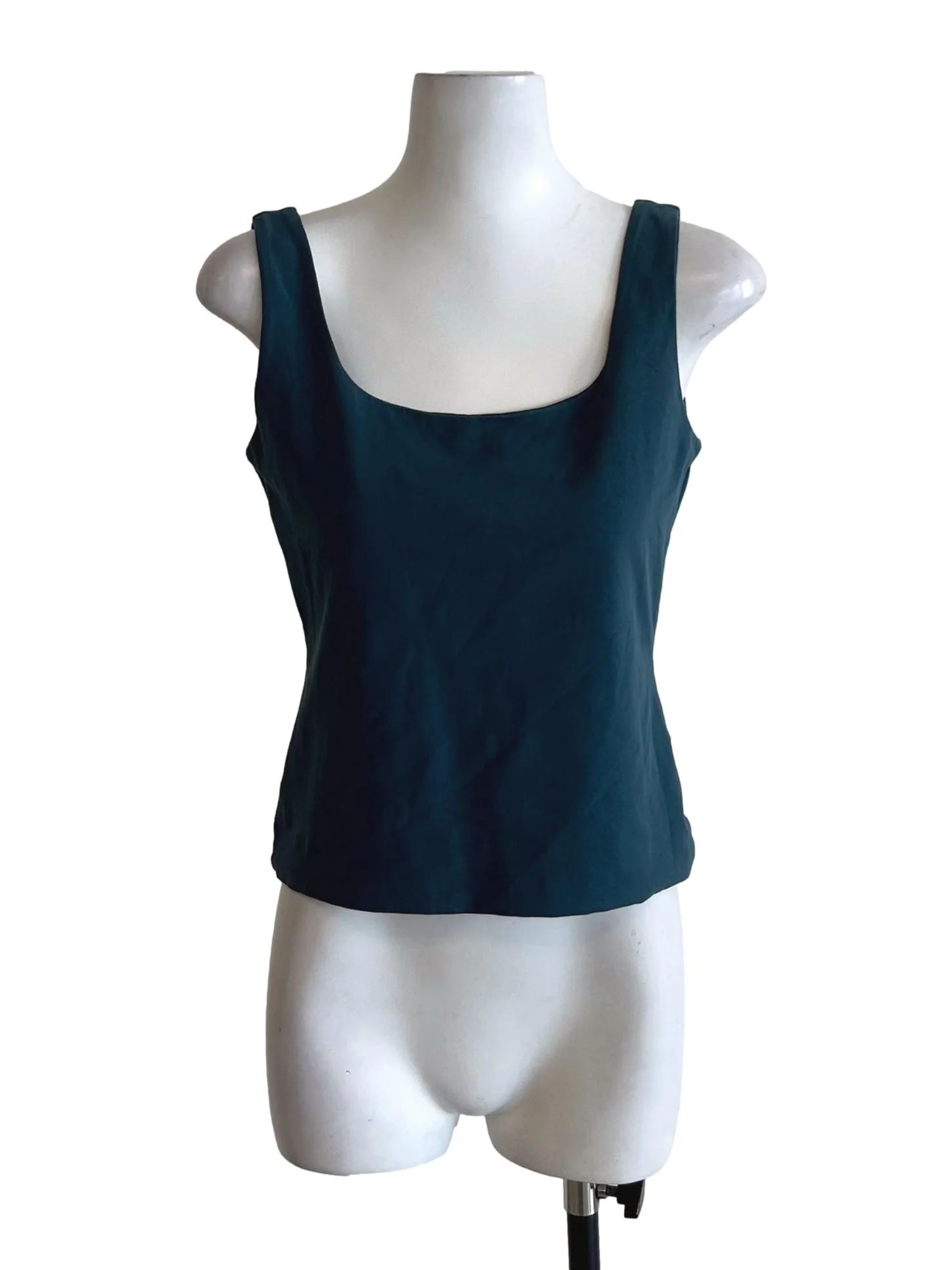 Peacock Blue Scoop Neckline Top