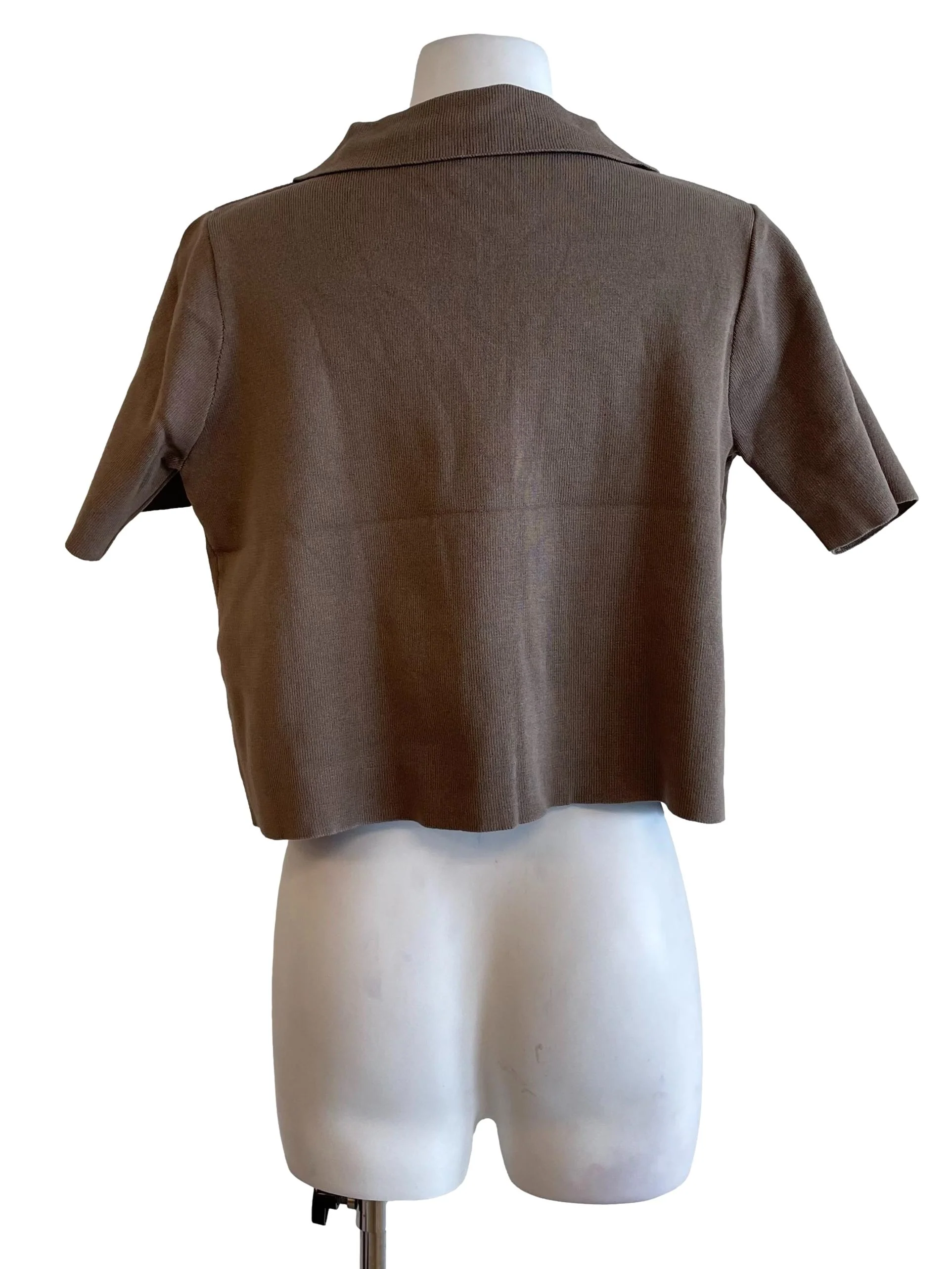 Peanut Button Up Knit Top - Image 2
