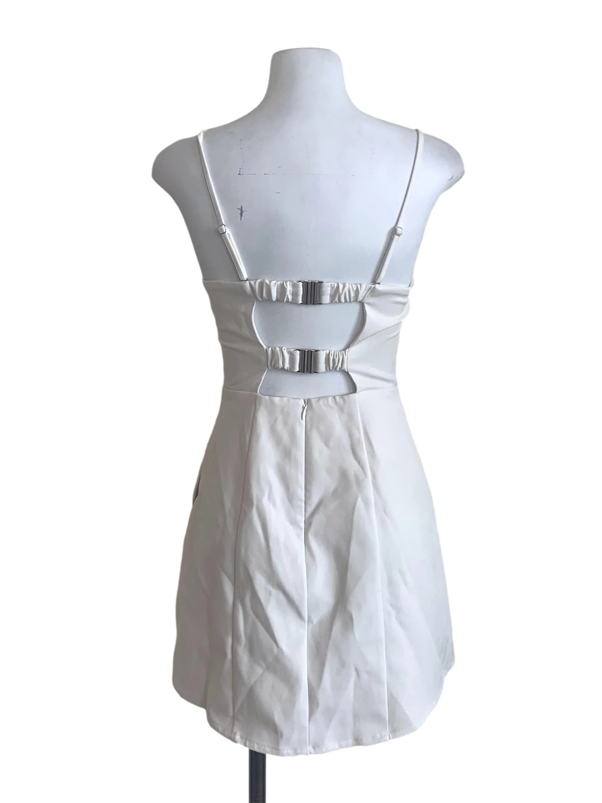 Pearl White A-Line Dress - Image 2
