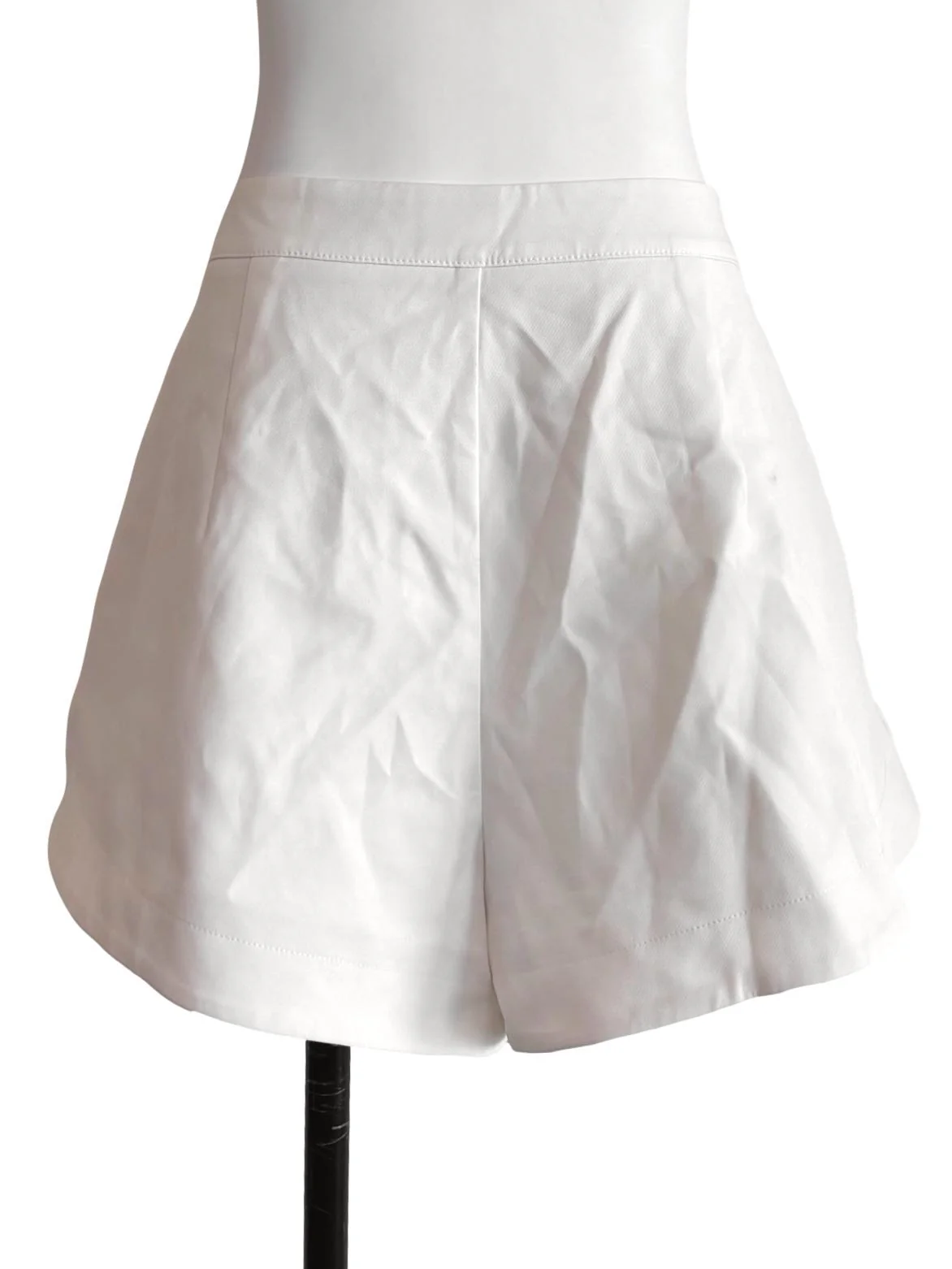 Pearl White Casual Shorts - Image 2
