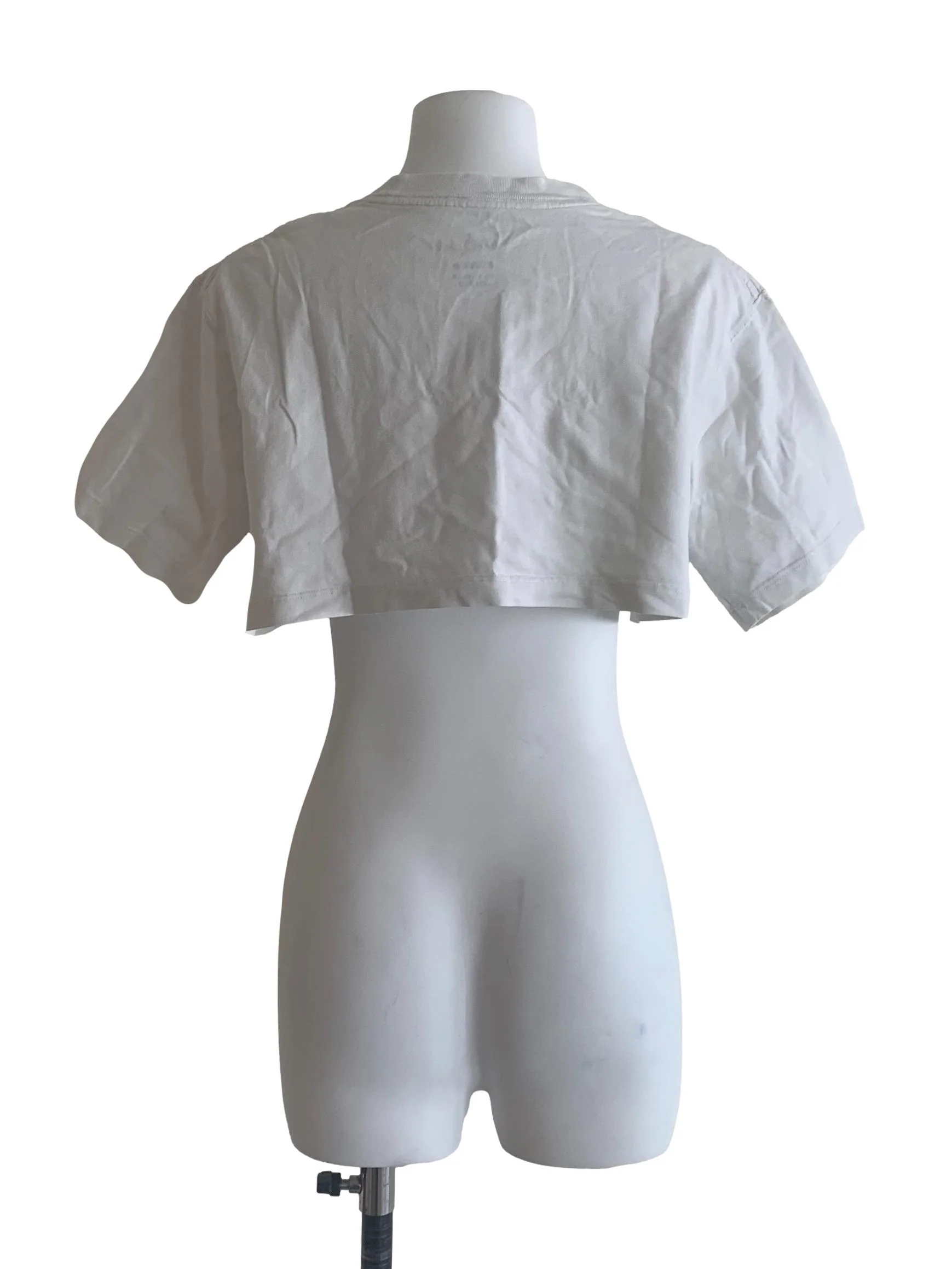 Pearl White Crop Top - Image 2