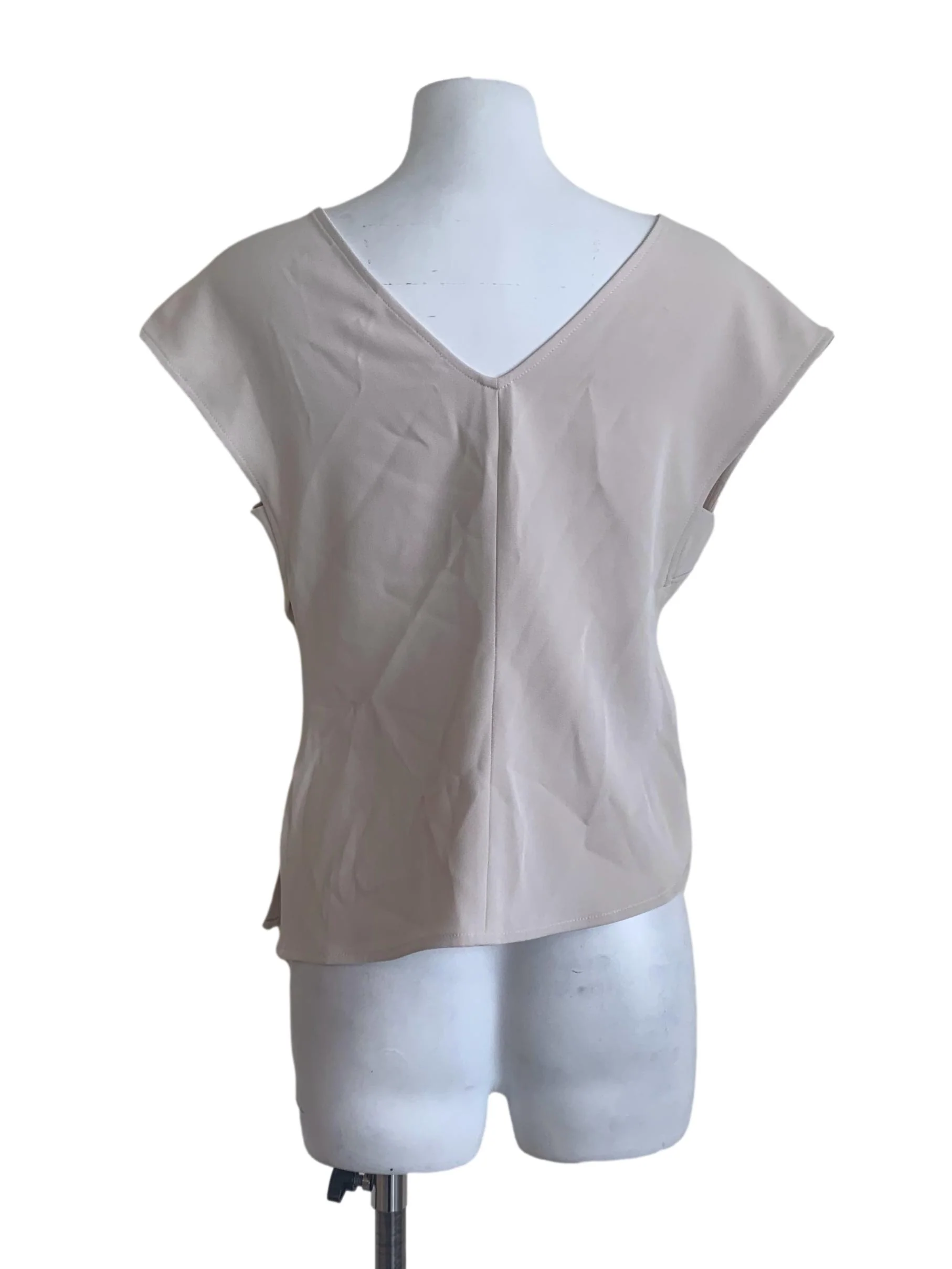 Pearl White Drop Shoulder Top - Image 2
