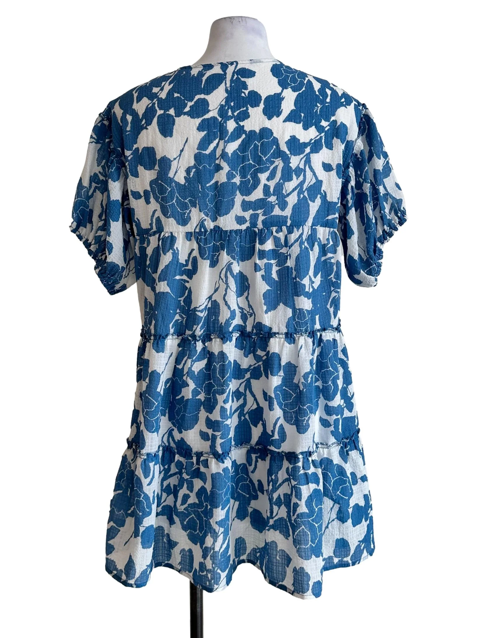 Pearl White Floral Printed Dress - Image 2