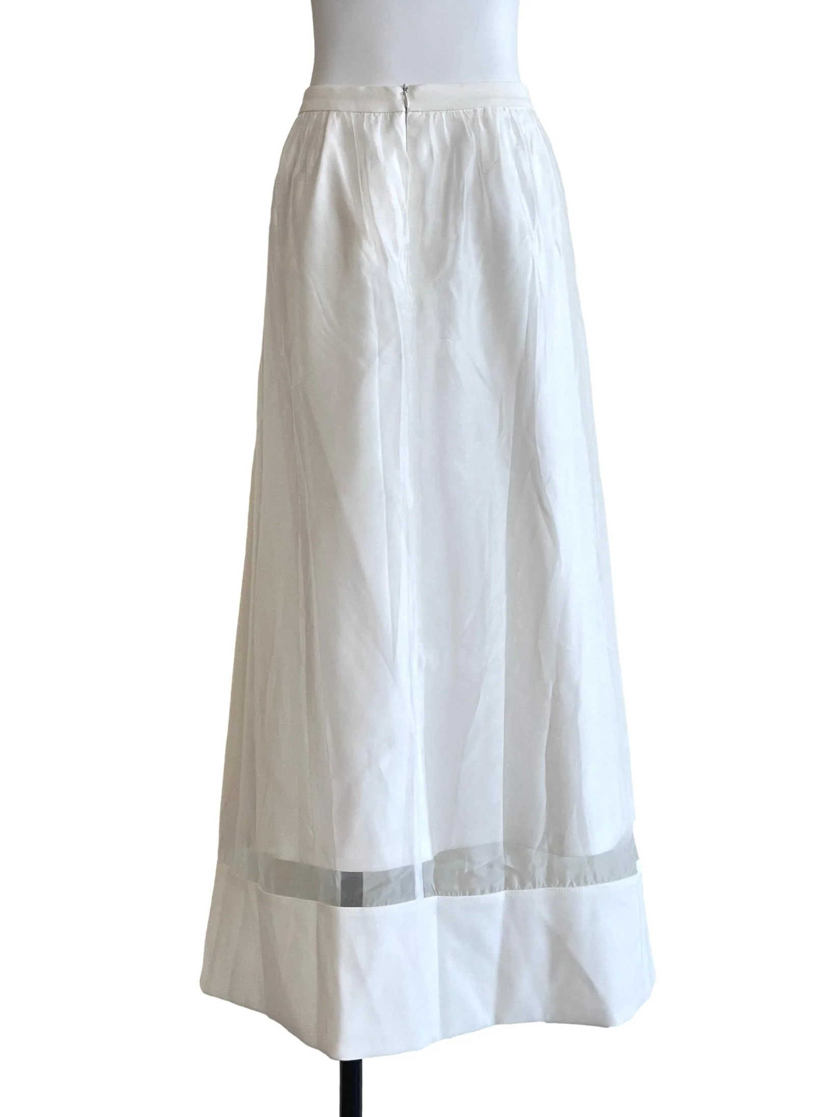 Pearl White Maxi Skirt - Image 2