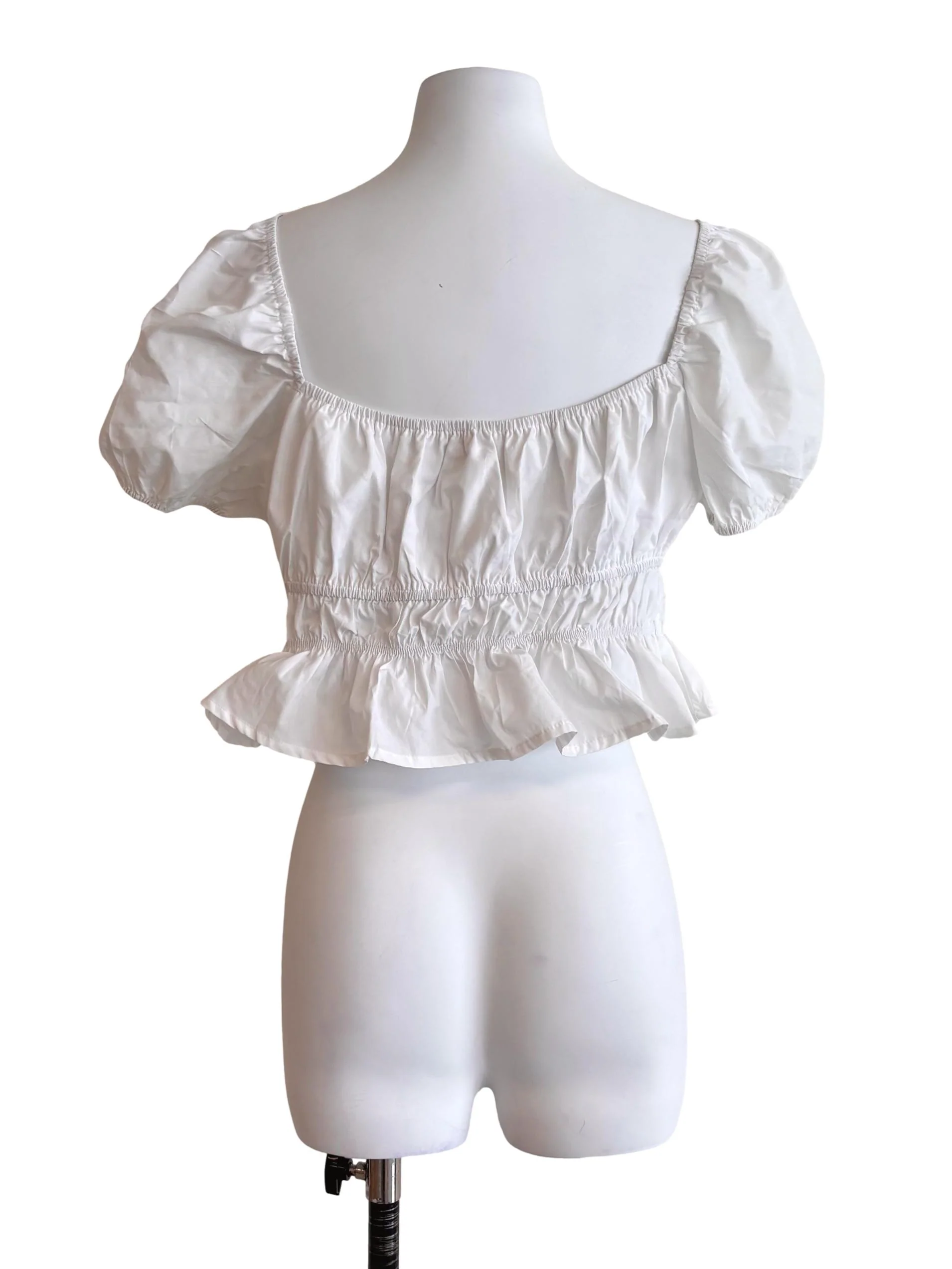 Pearl White Scrunch Top TTR - Image 2