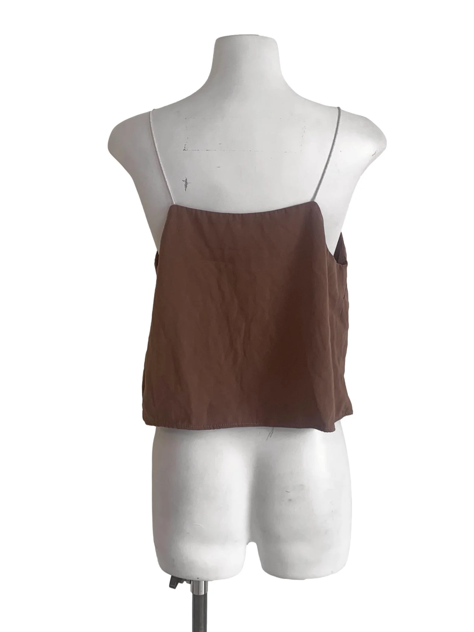 Pecan Brown Spaghetti Strap Top TEM - Image 2