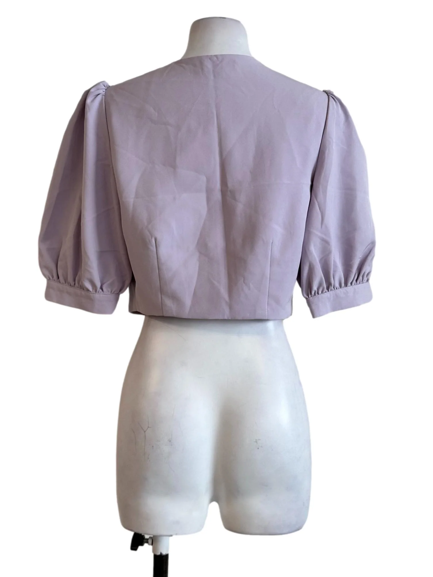 Periwinkle Purple Button Top - Image 2