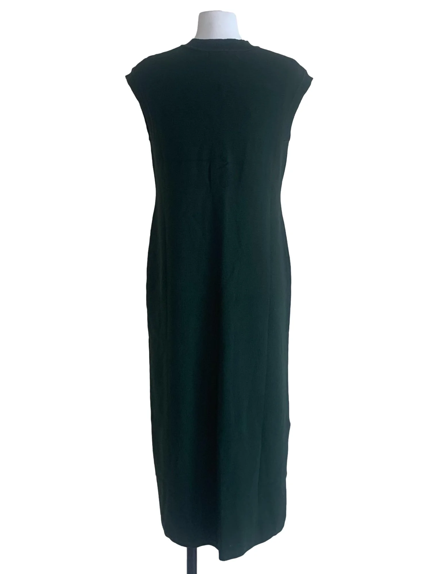 Pine Green V-Line Dress - Image 2