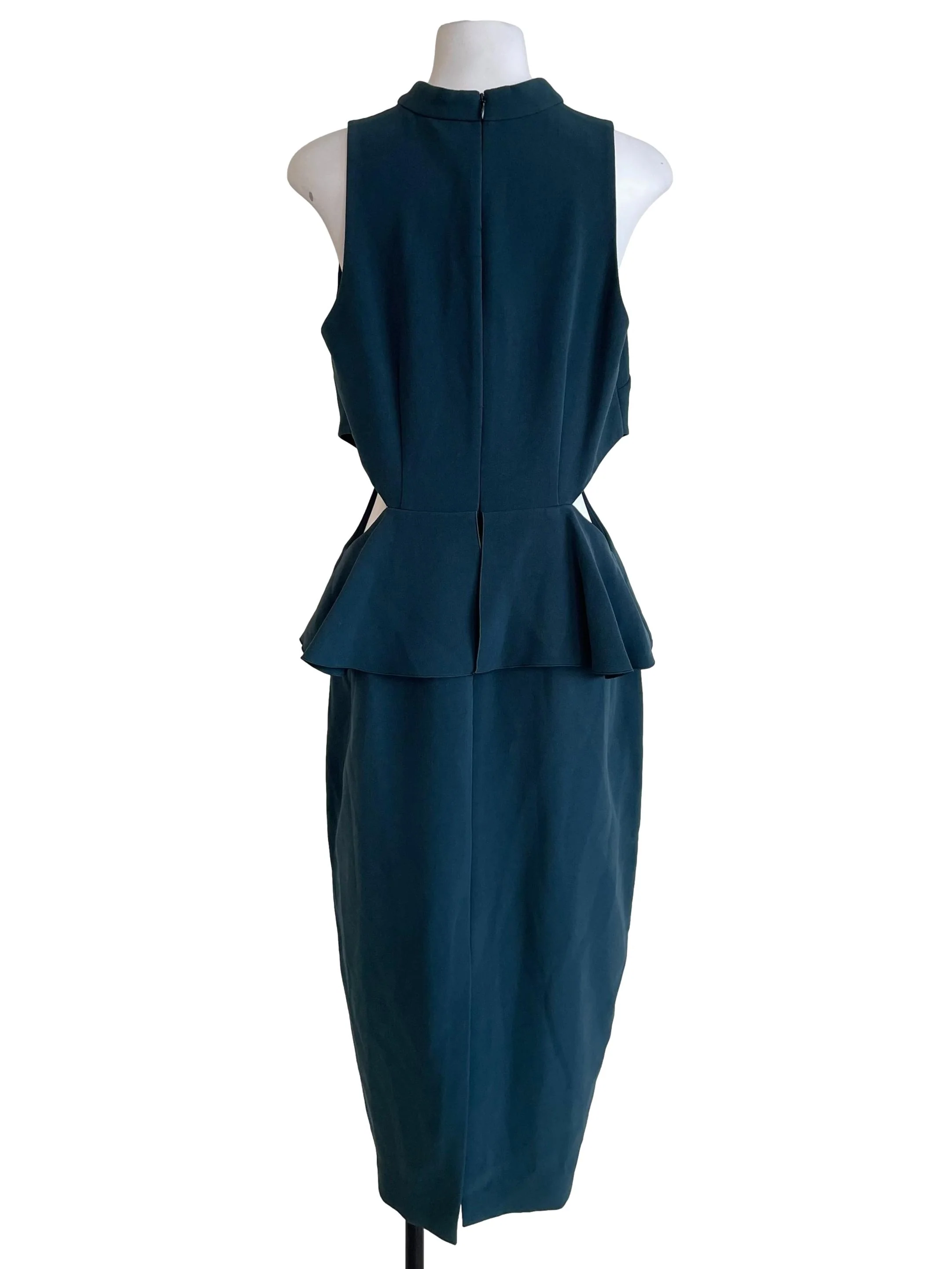 Pine Open Waist Peplum Dress - Image 2