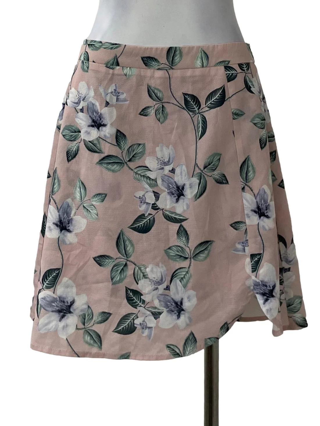 Pink Floral Skirt