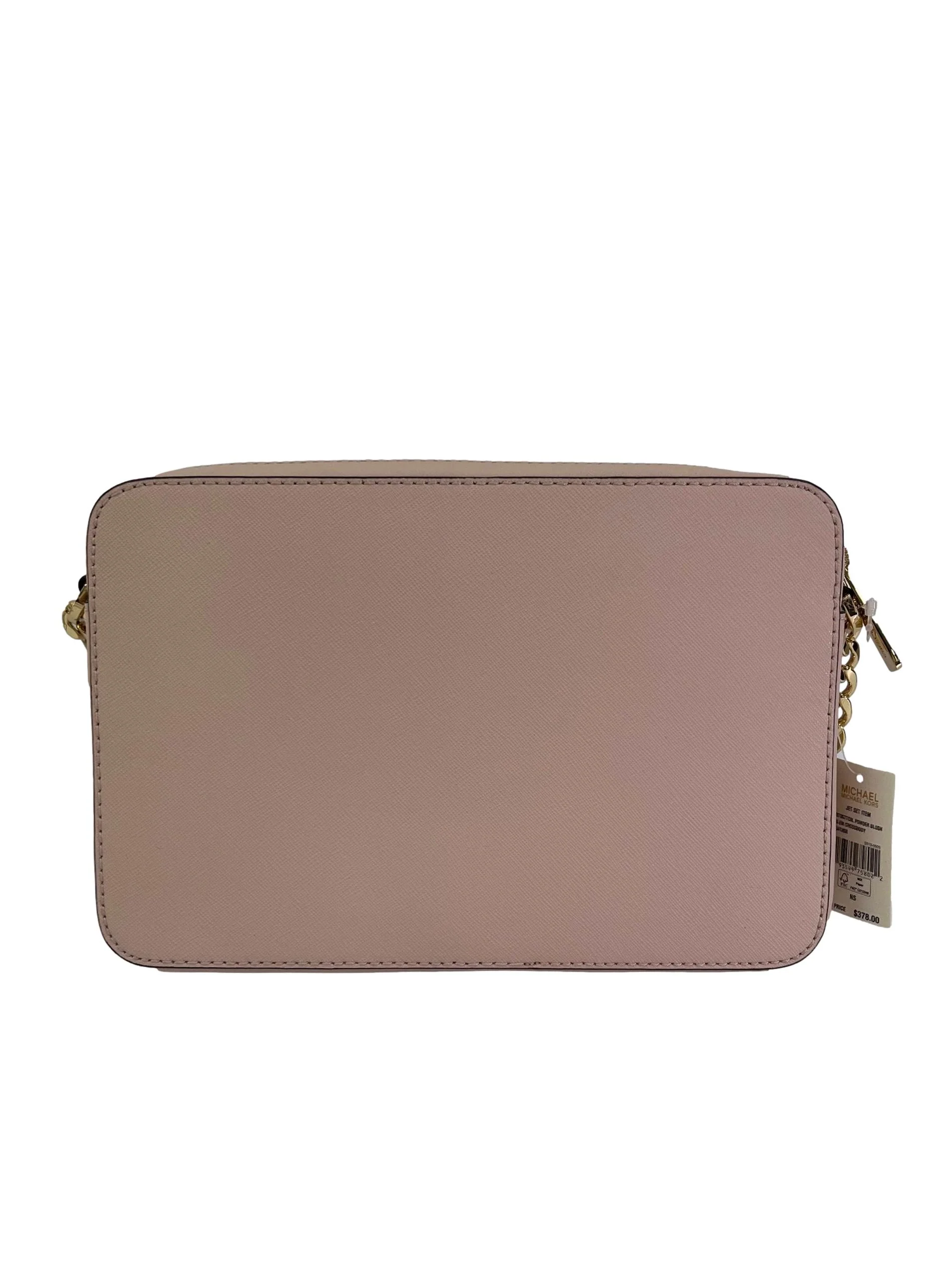 Pink Leather Jet Set Crossbody Bag CSN - Image 2