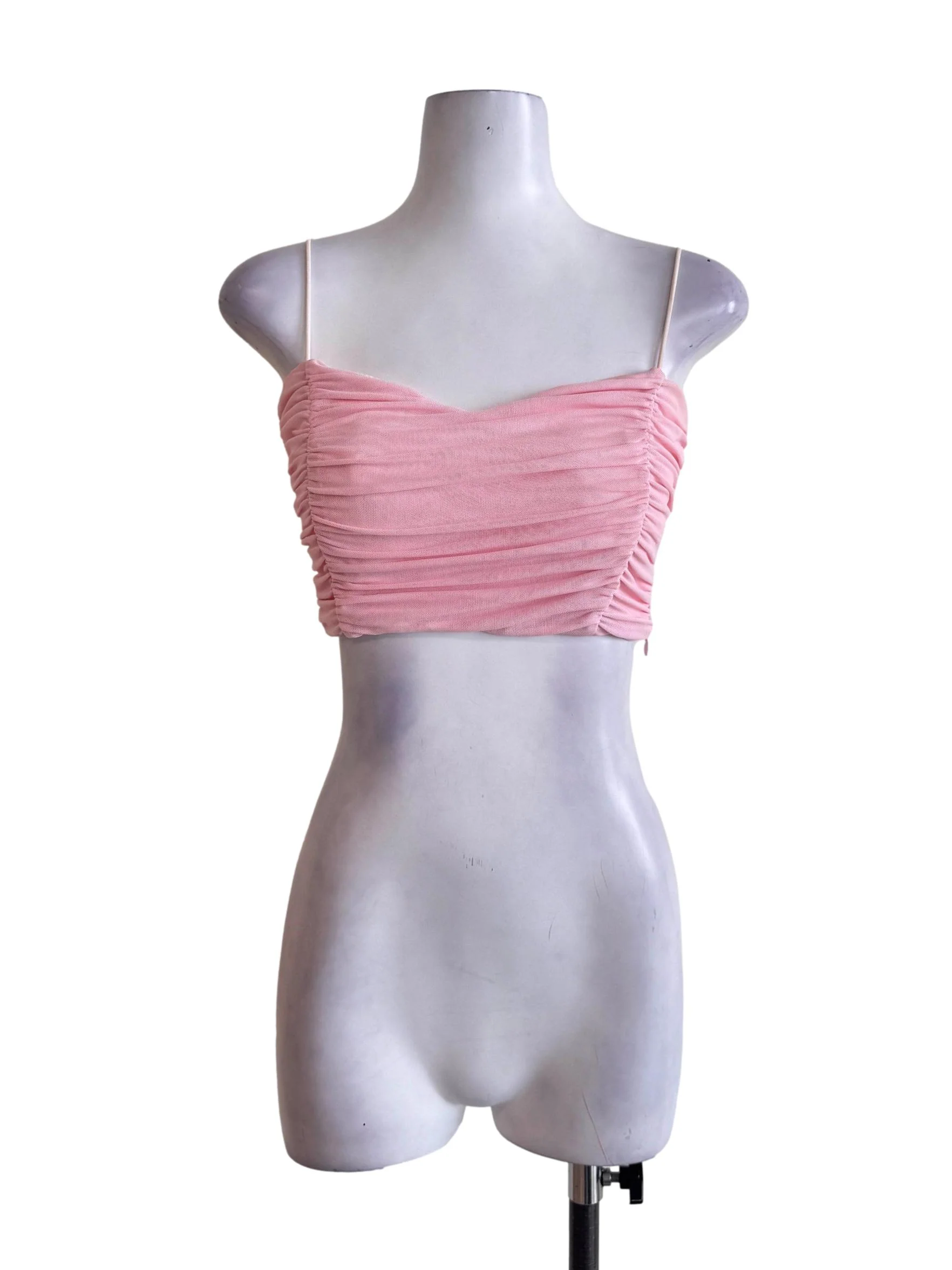 Pink Ruched Top