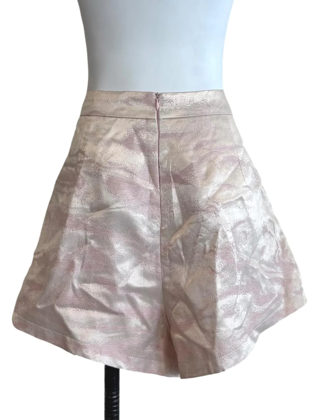 Pink Salt Textured Shorts - Image 2